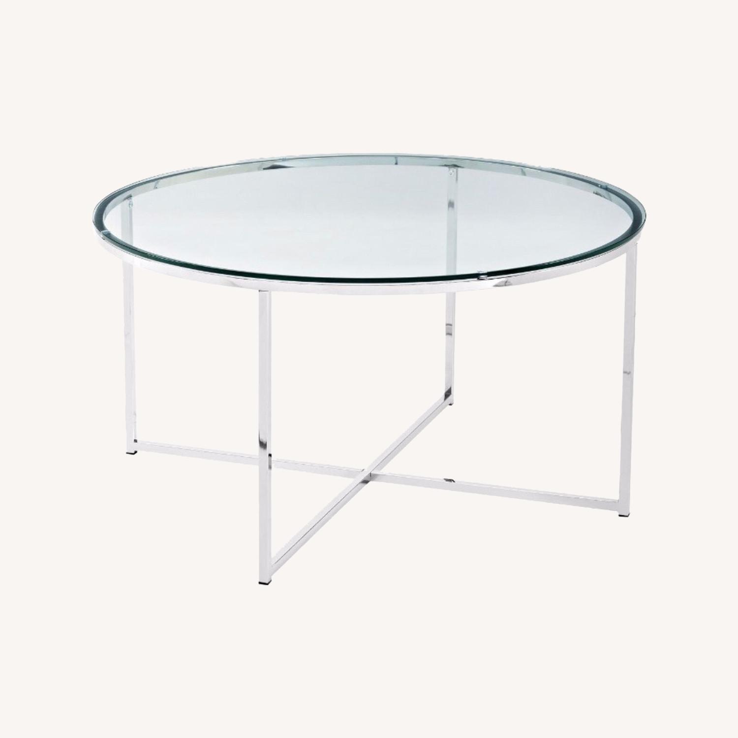 Wayfair Glass Coffee Table AptDeco