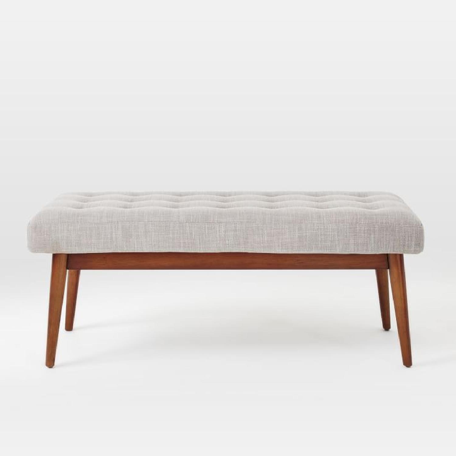 West Elm MidCentury Bench - Thumbnail 2