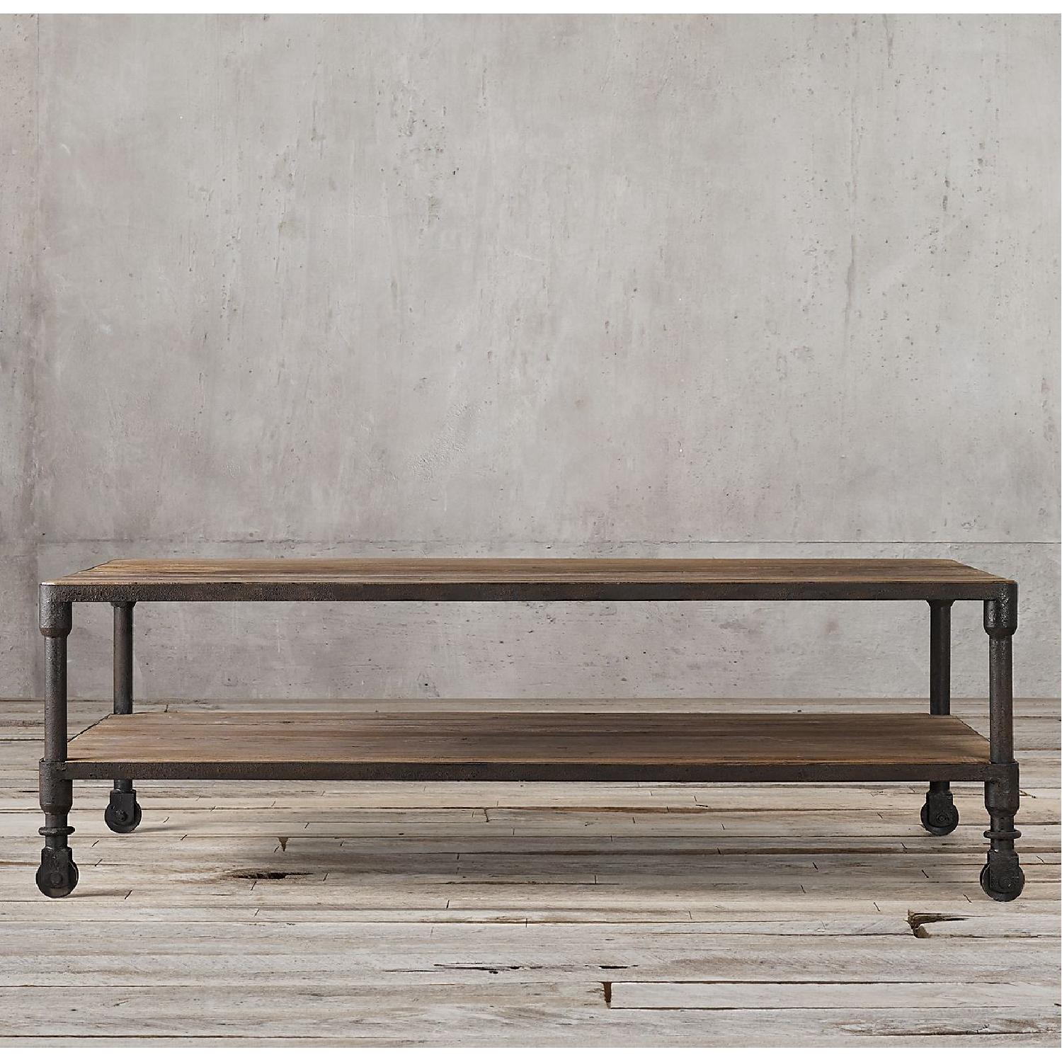 Restoration hardware Industrial Dutch coffee table - image-6