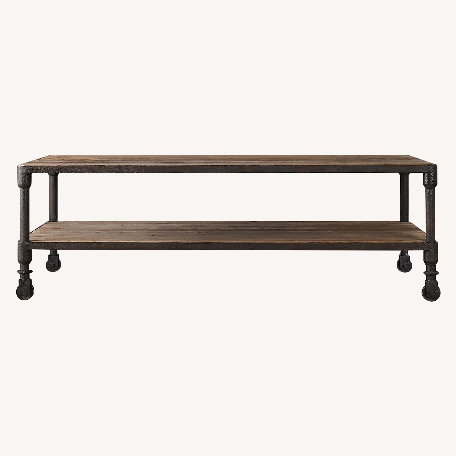 Restoration hardware Industrial Dutch coffee table AptDeco
