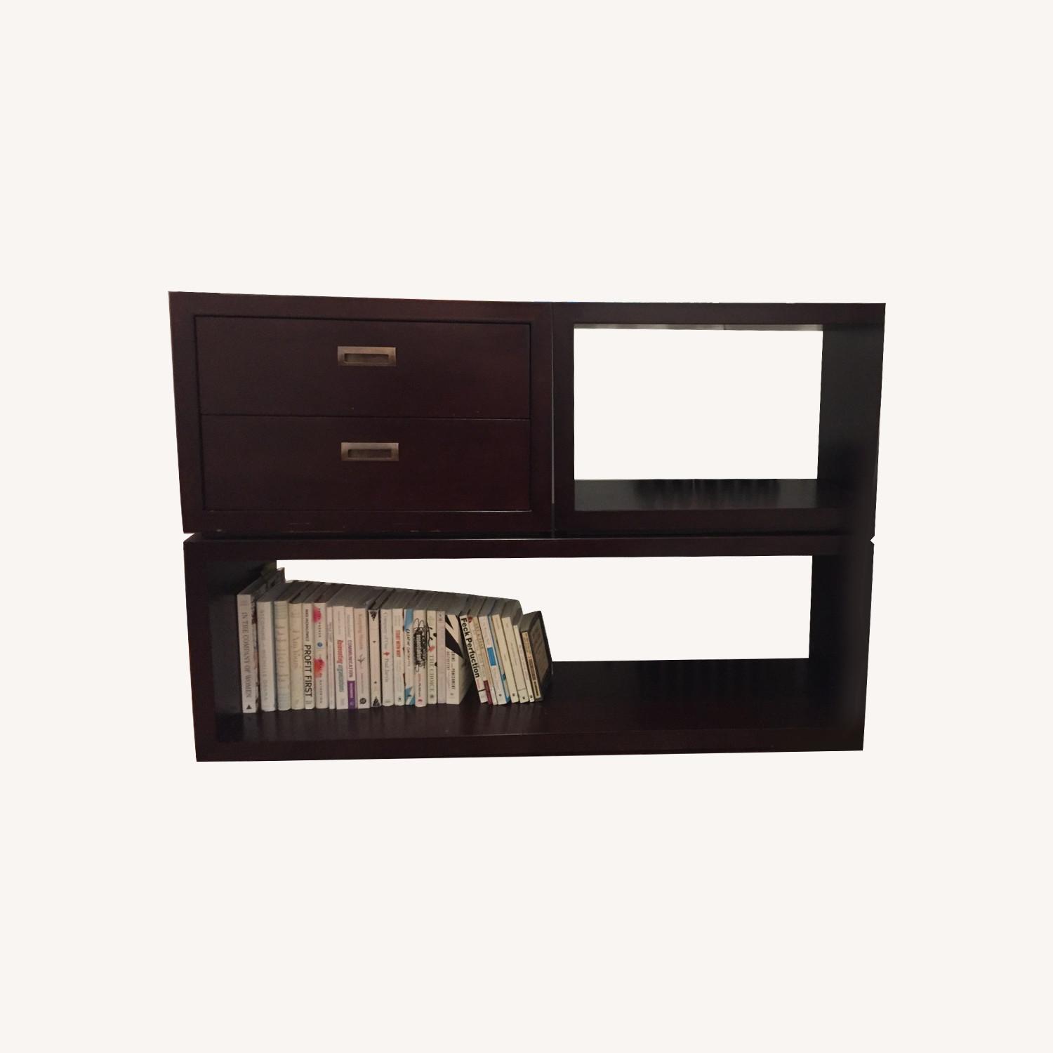 Crate & Barrel Modular Open Storage 3-Unit Set/Bookcase - image-1