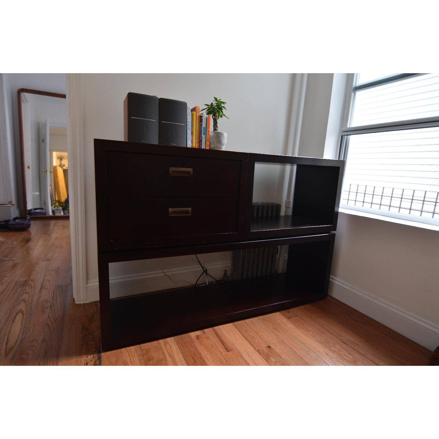 Crate & Barrel Modular Open Storage 3-Unit Set/Bookcase - image-5