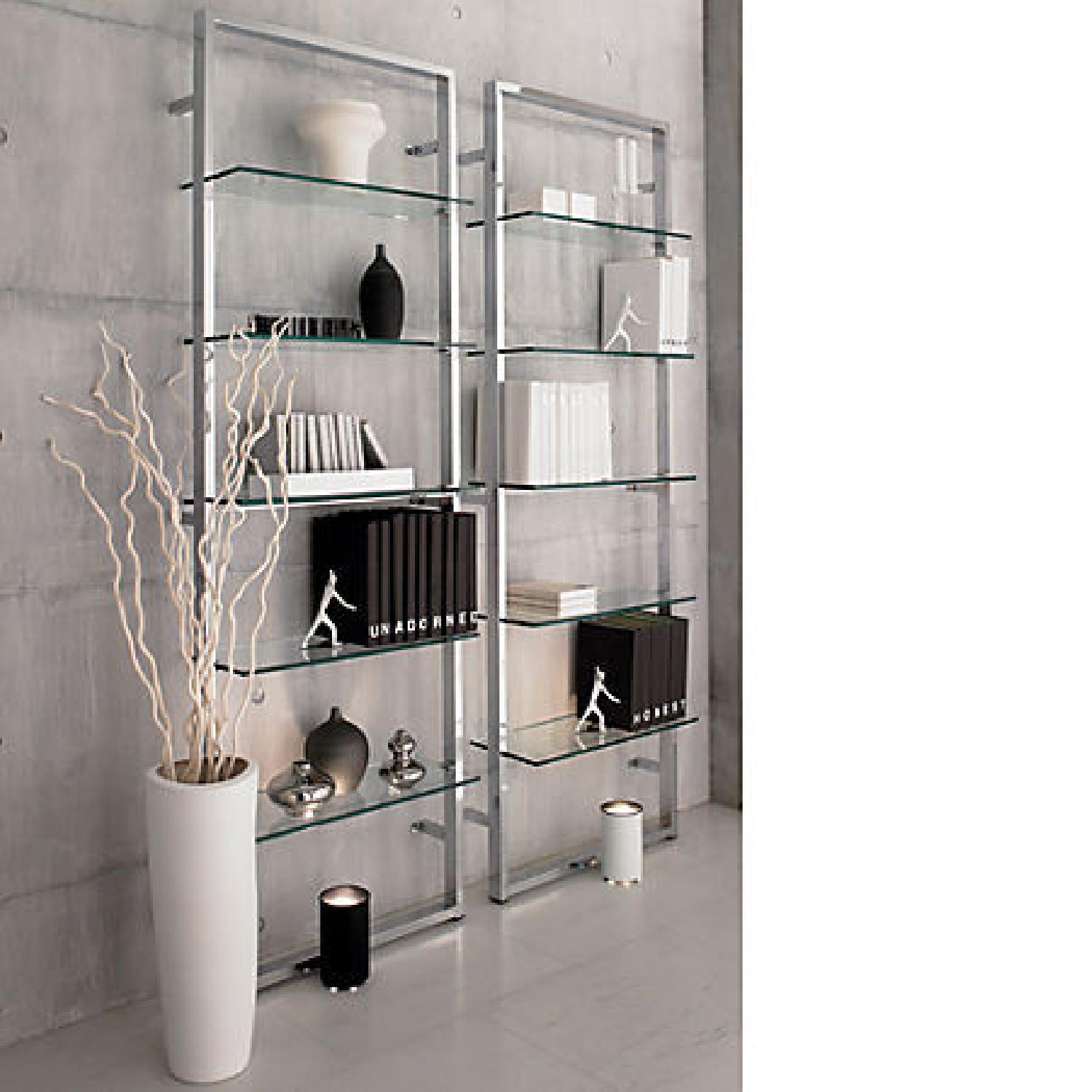 CB2 Tesso Chrome Bookcase - image-6