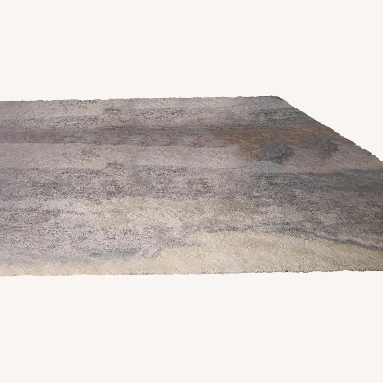 West Elm Marbled Wool Shag Rug 8x10 - image-0