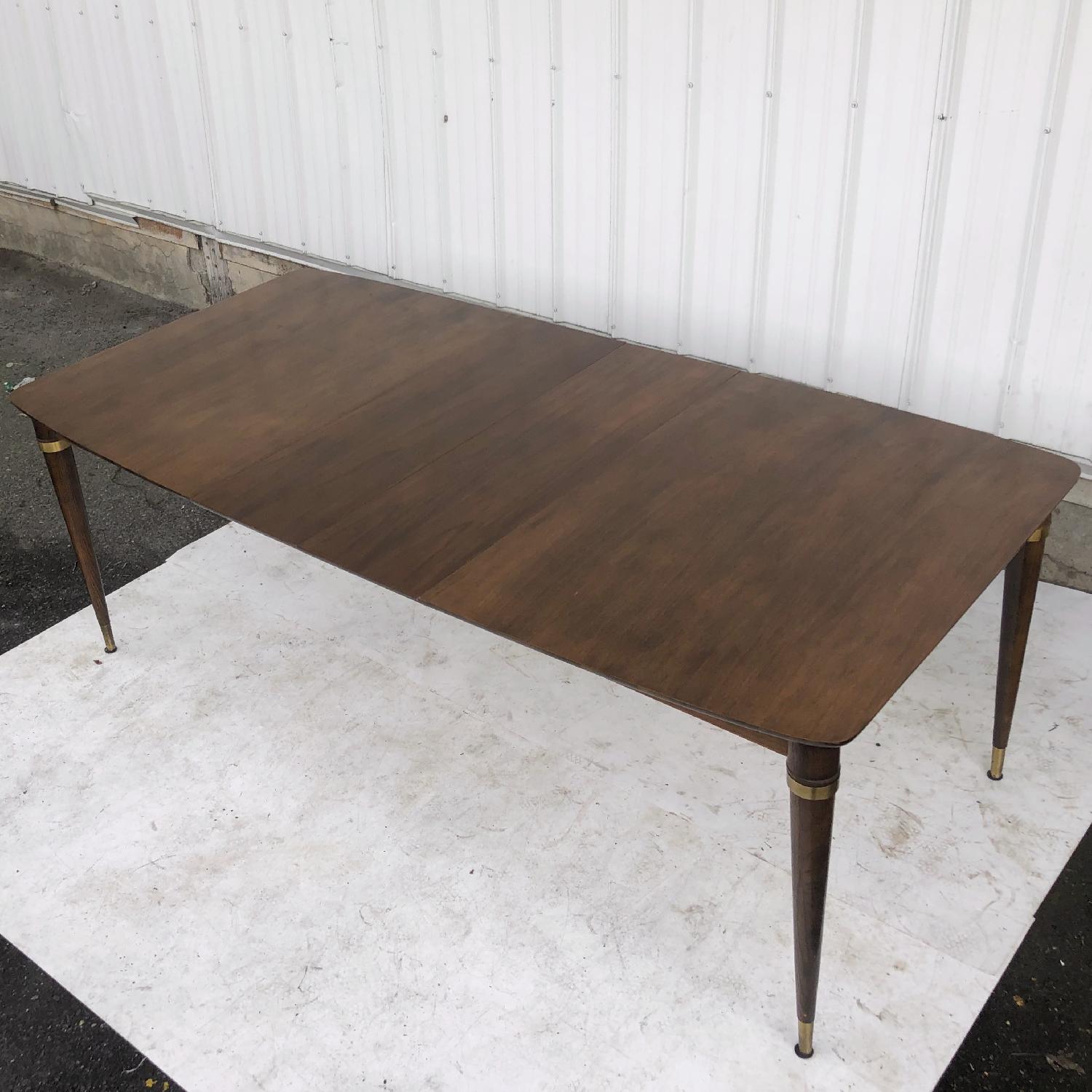 Mid-Century Modern Dining Room Set w/ Six Chairs - image-3