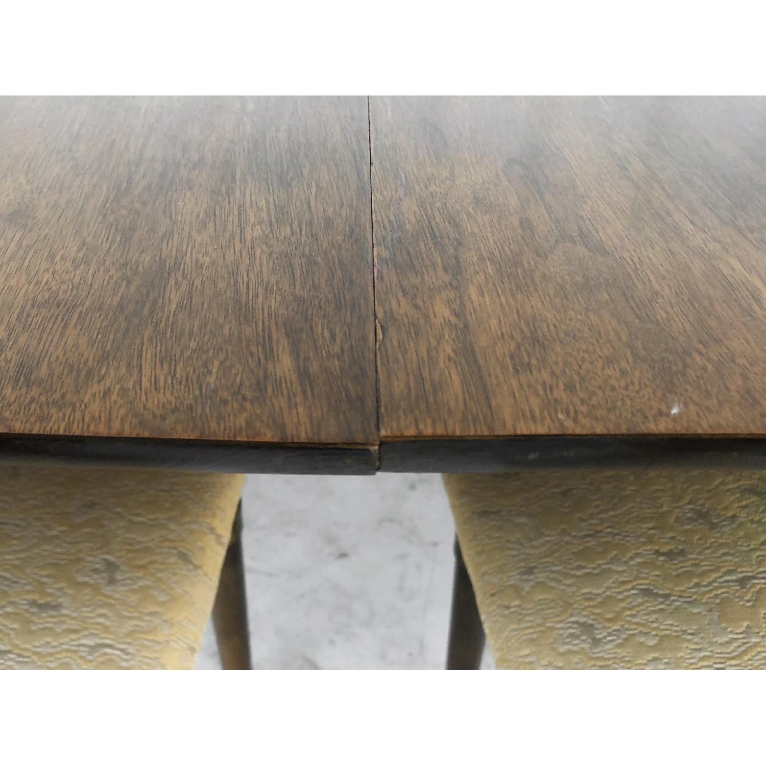 Mid-Century Modern Dining Room Set w/ Six Chairs - image-15