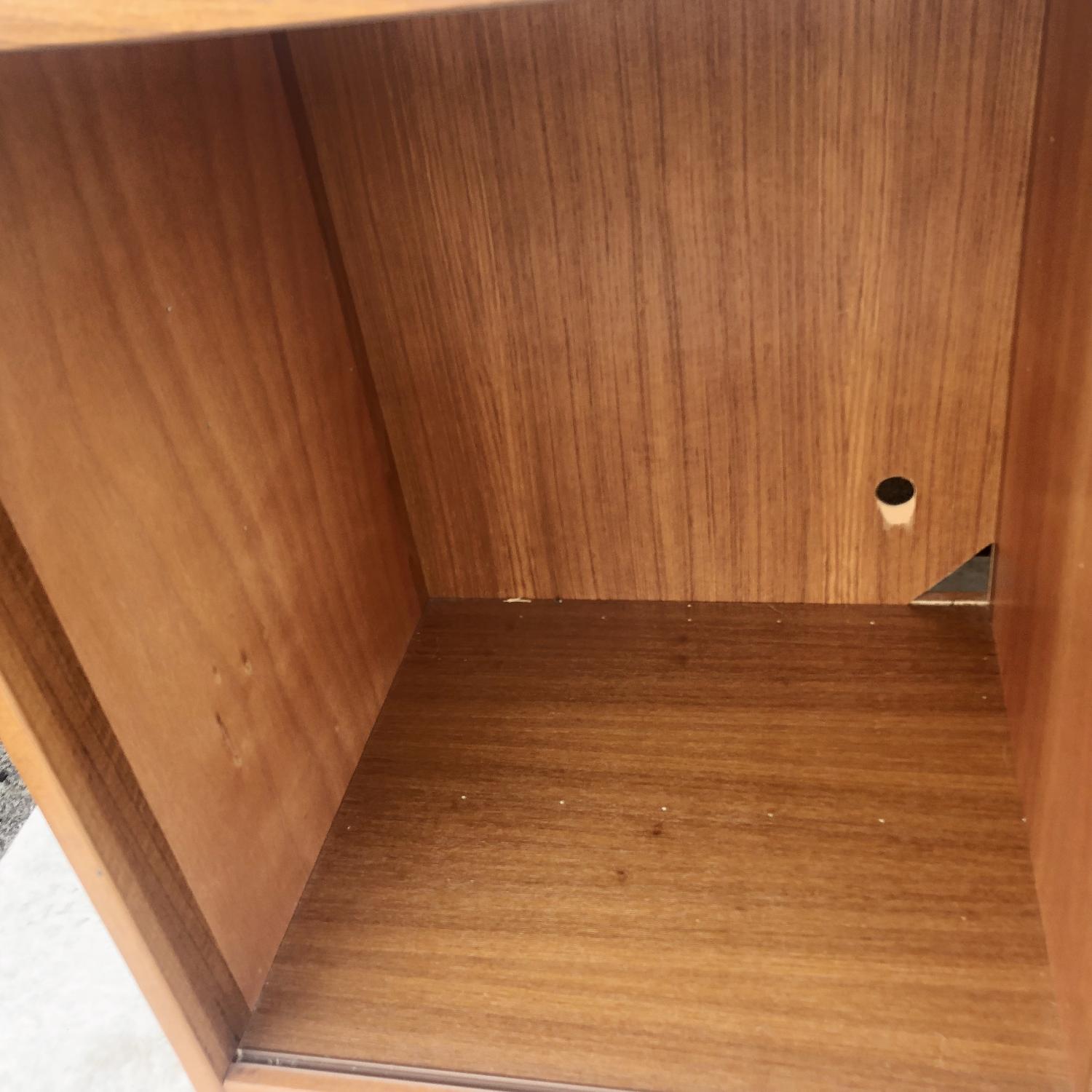 Scandinavian Modern Credenza or Console in Teak - image-5