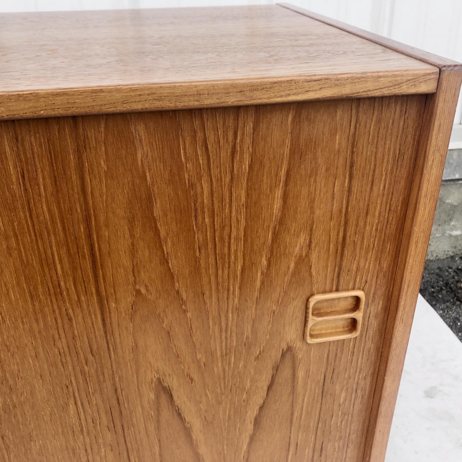 Scandinavian Modern Credenza or Console in Teak - image-7