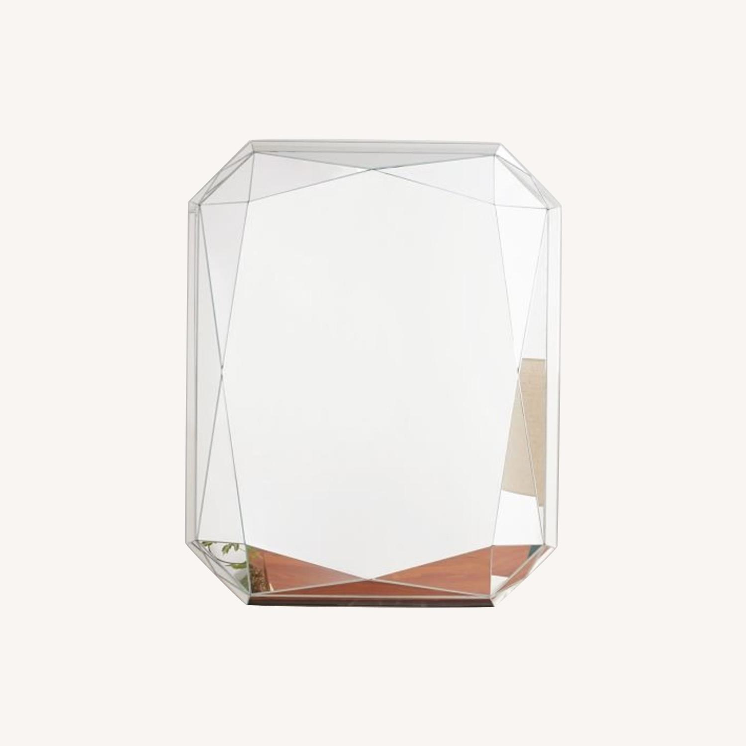 West Elm 30" Faceted Wall Mirror - image-0