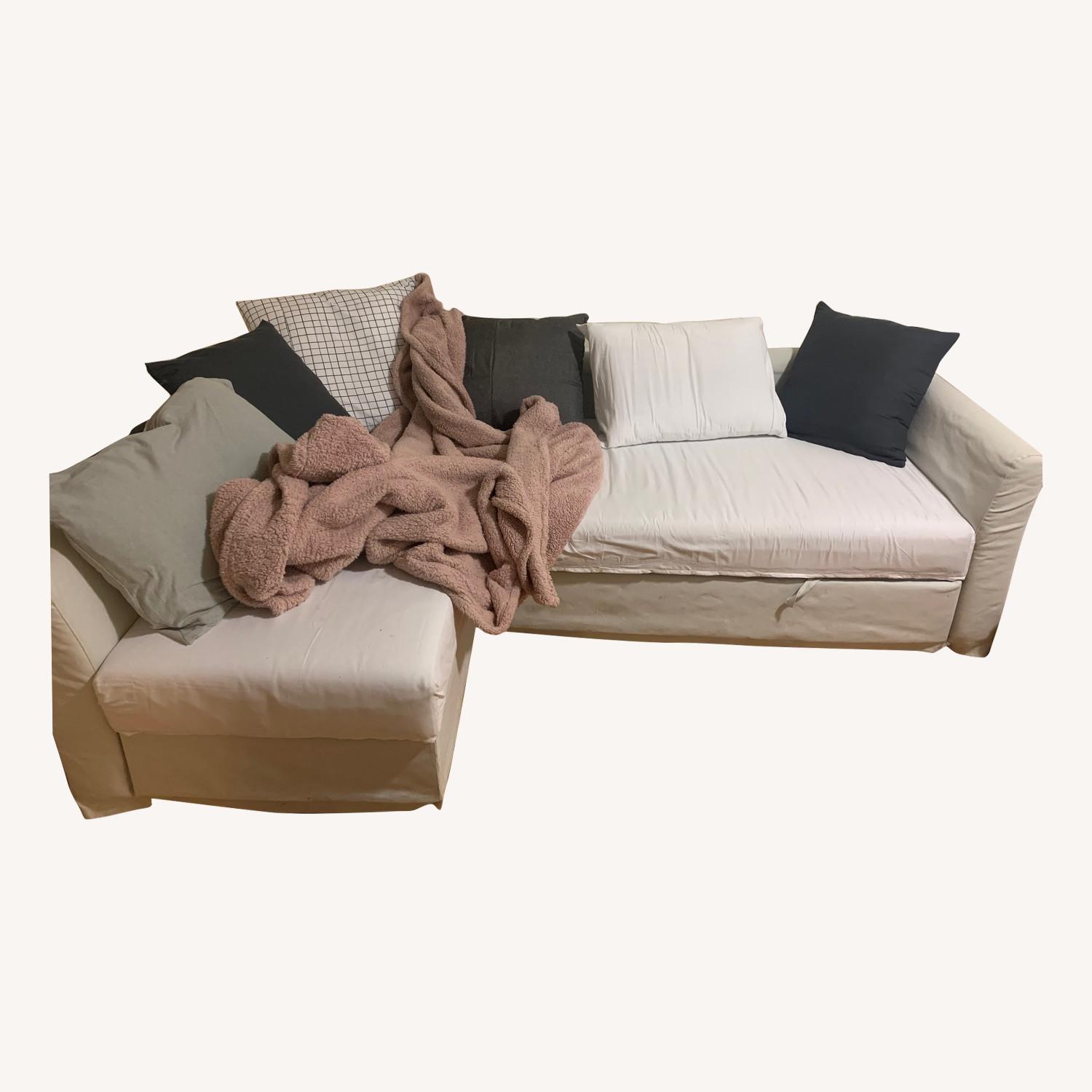 Ikea Sectional couch with storage AptDeco