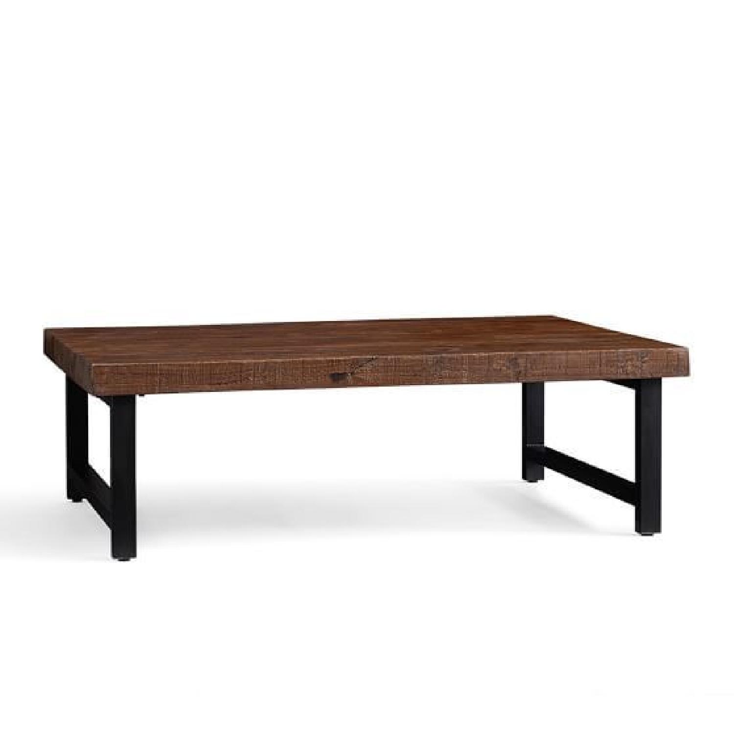 Pottery Barn Griffin Reclaimed Wood Coffee Table - image-5