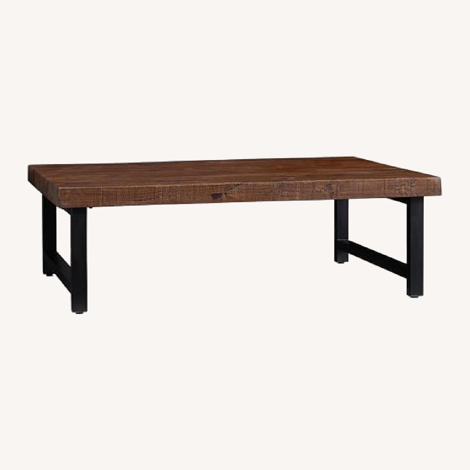 Pottery Barn Griffin Reclaimed Wood Coffee Table - image-0