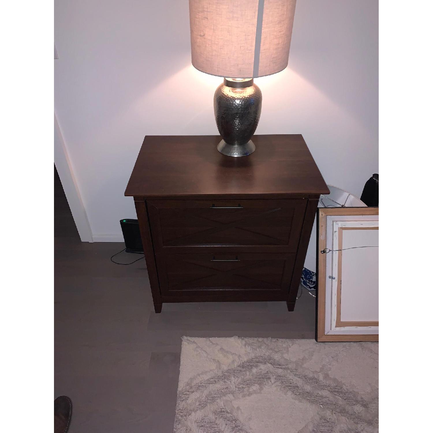 Beachcrest Home Cyra Desk & 2-Drawer Lateral Filing Cabinet - image-7