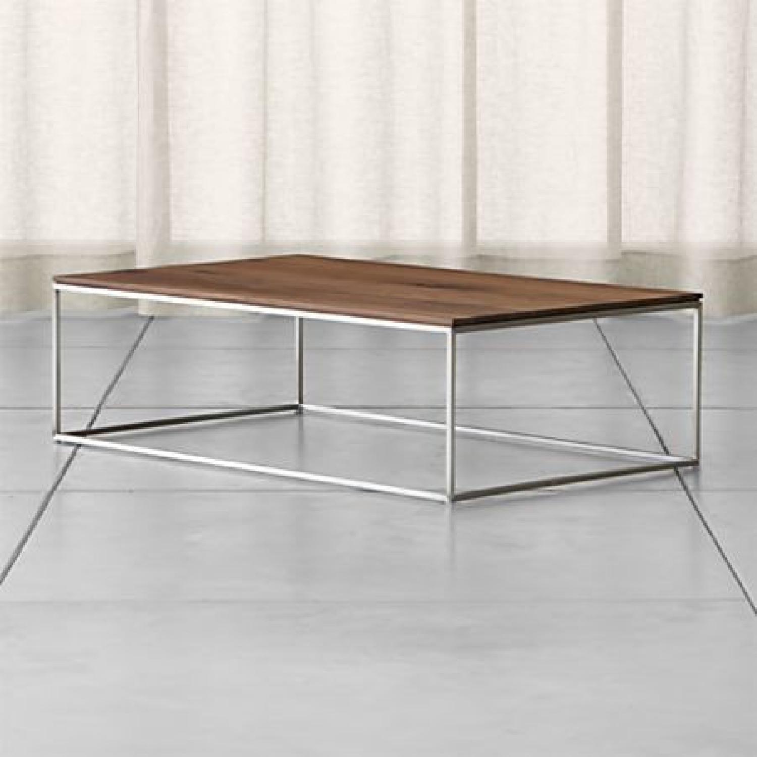 Crate & Barrel Frame Medium Coffee Table - image-4