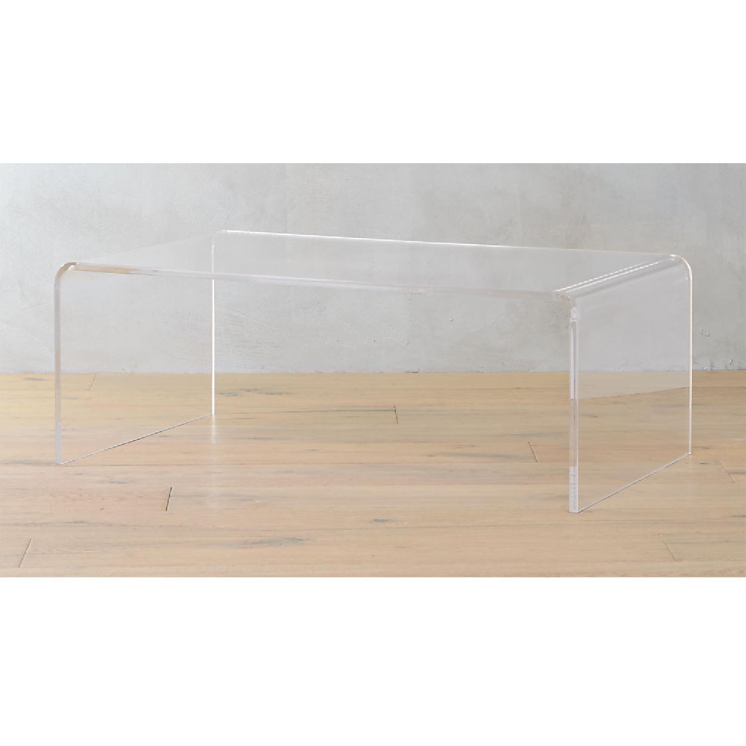 CB2 Peekaboo Acrylic Coffee Table - image-5