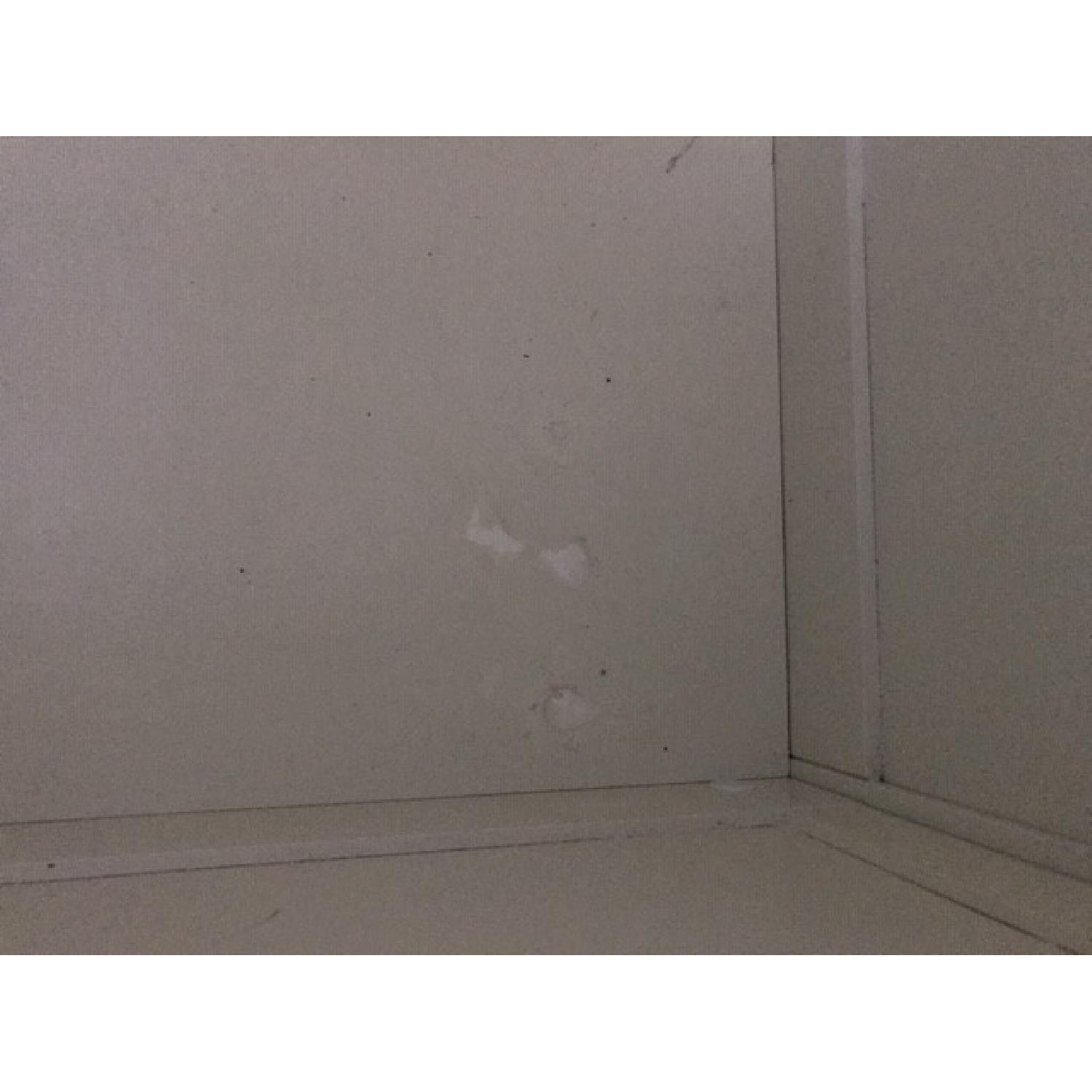 White Hallway Storage Bench with Hinged Lid - image-12