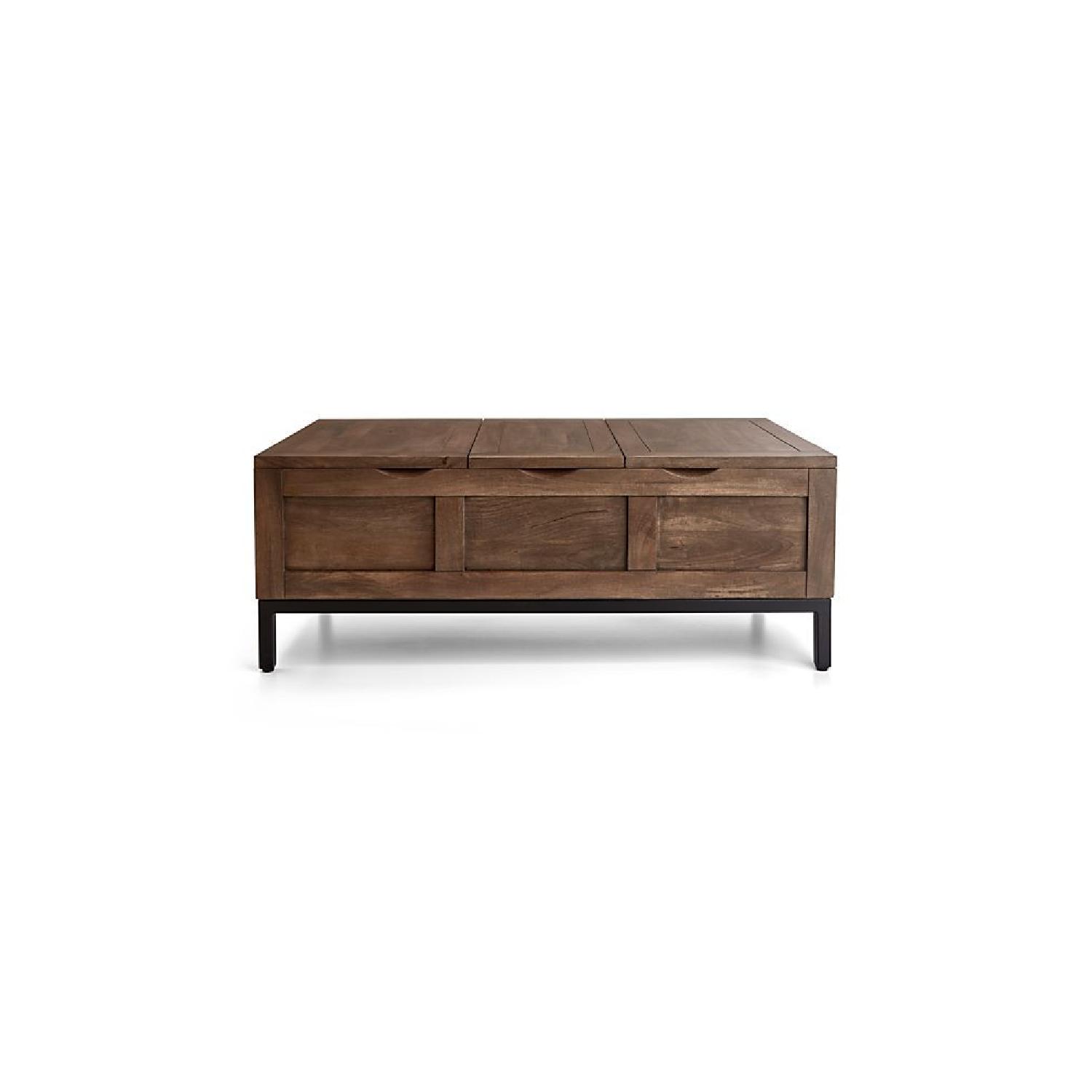 Crate & Barrel Tucker Rectangular Trunk - image-0