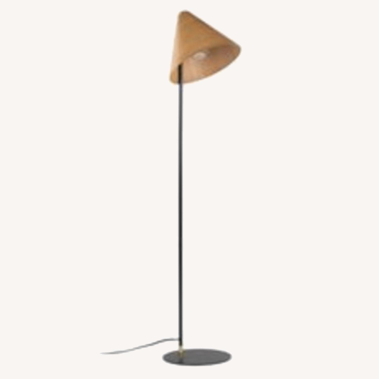 Article Grain Oak Floor Lamp - image-0
