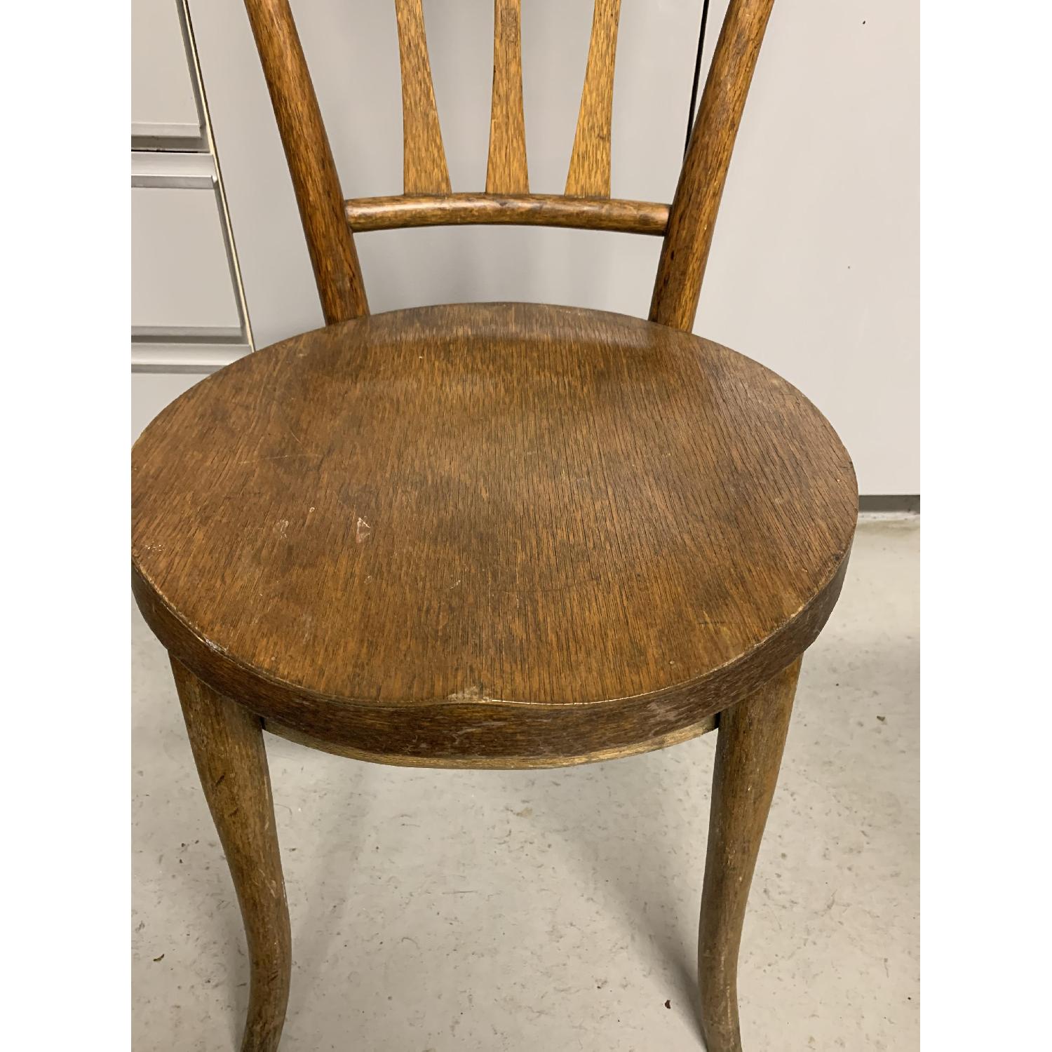 SET OF SIX ANTIQUE BENTWOOD CAFE CHAIRS - image-2