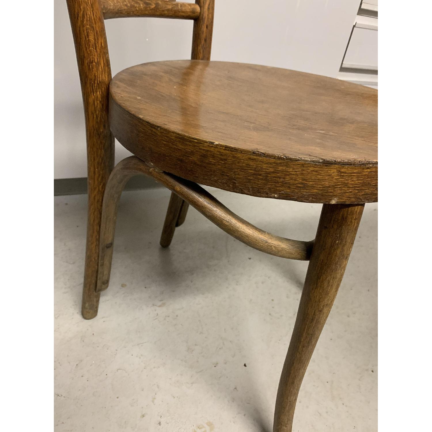 SET OF SIX ANTIQUE BENTWOOD CAFE CHAIRS - image-3