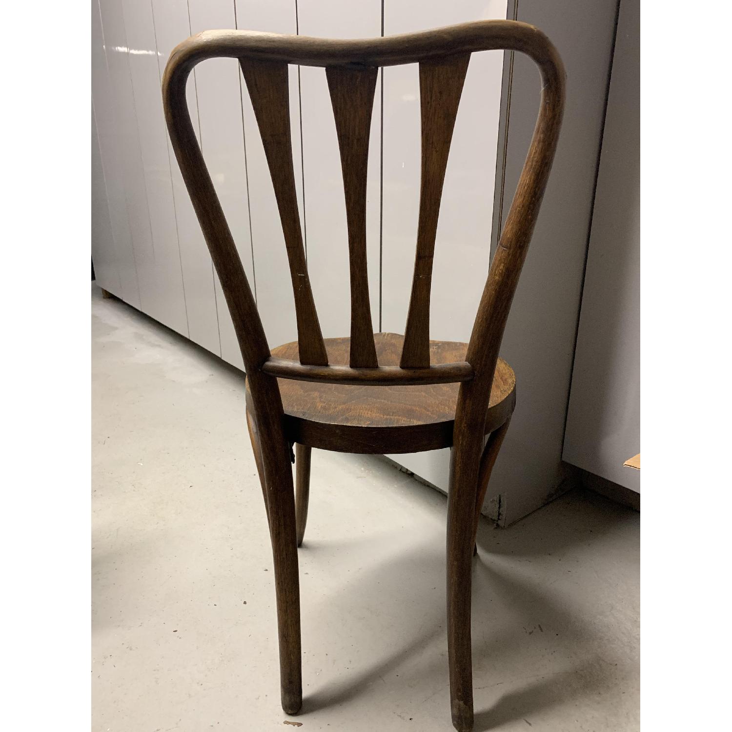 SET OF SIX ANTIQUE BENTWOOD CAFE CHAIRS - image-5