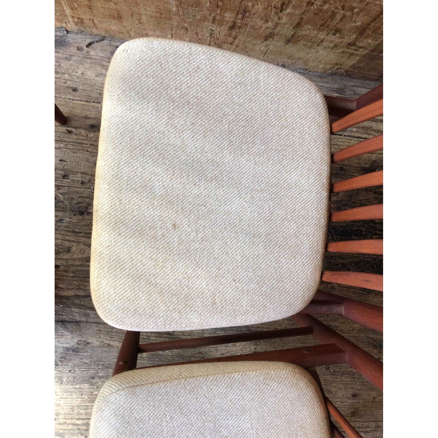 Benny Linden Vintage Thai Teak 4 Dining Chairs - image-5