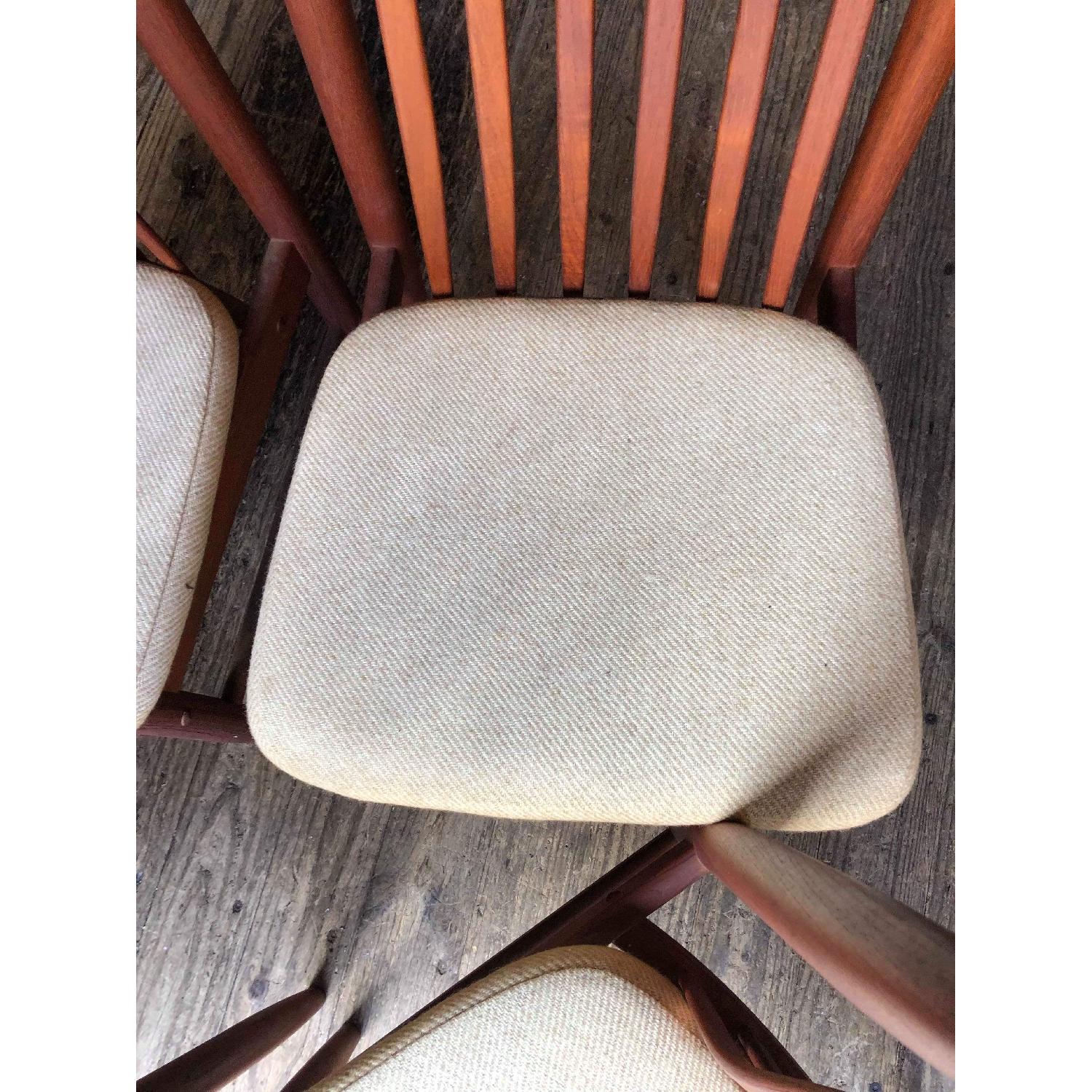 Benny Linden Vintage Thai Teak 4 Dining Chairs - image-6