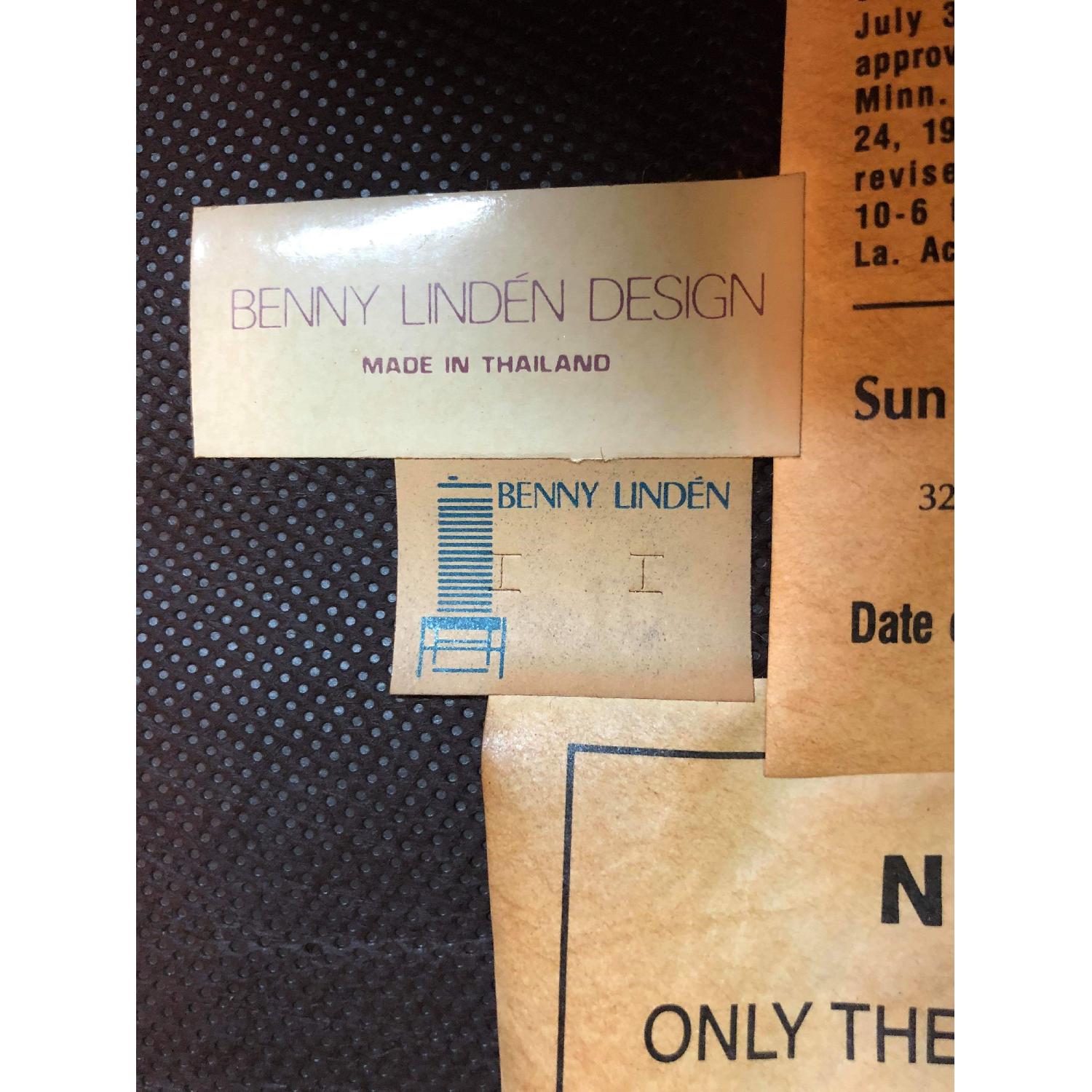 Benny Linden Vintage Thai Teak 4 Dining Chairs - image-27