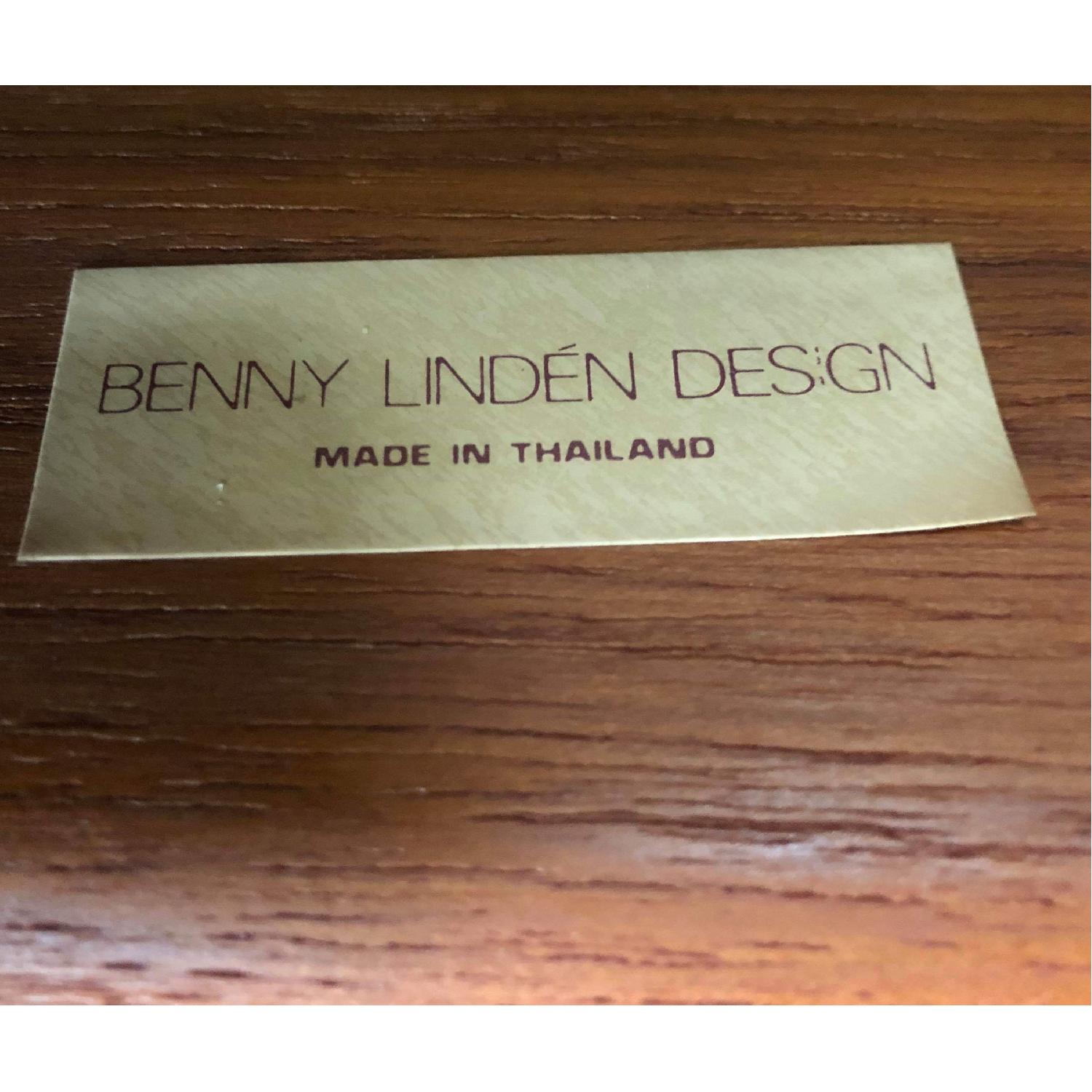 Benny Linden Vintage Thai Teak 4 Dining Chairs - image-28