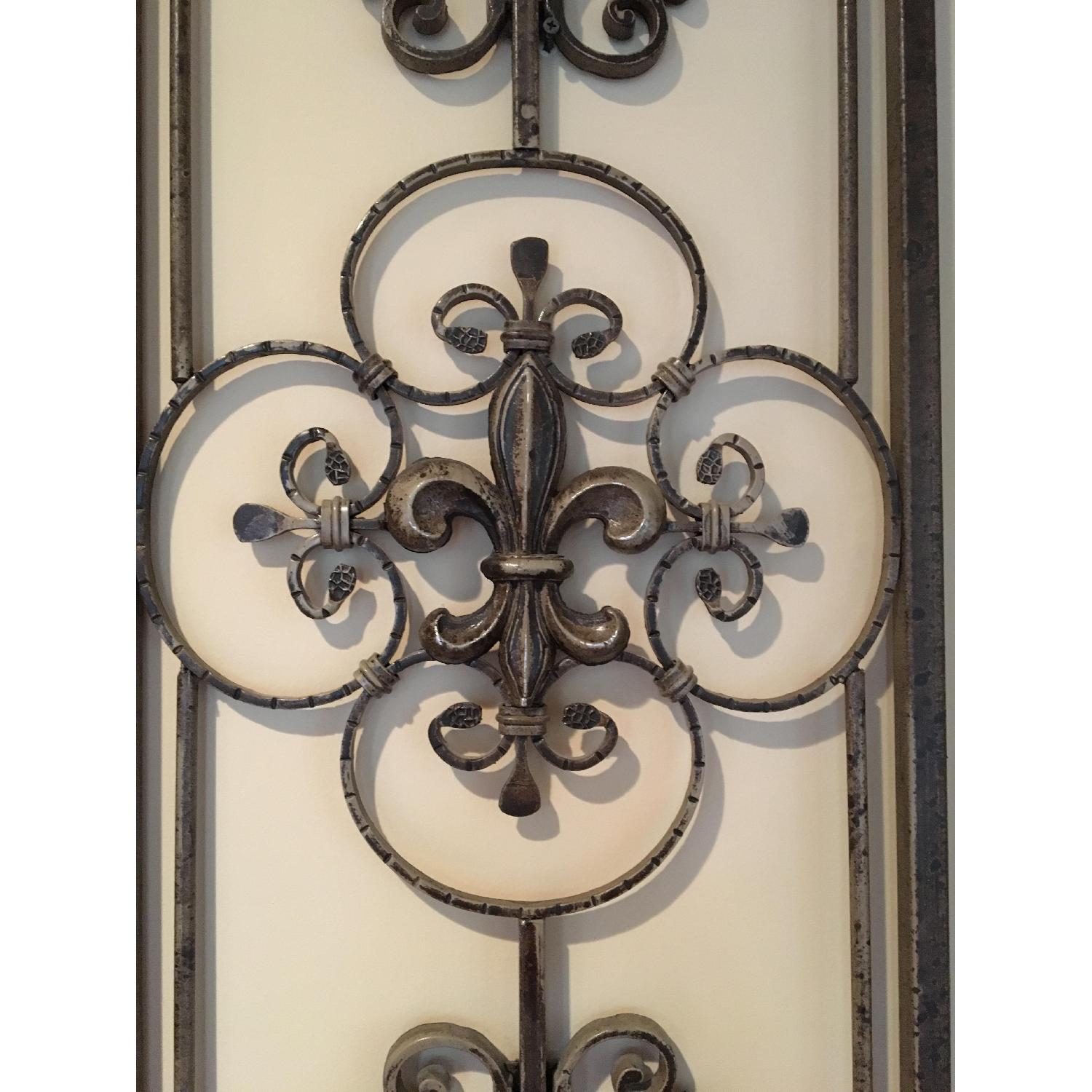 Fleur de Lis Iron Wall Decor - image-1