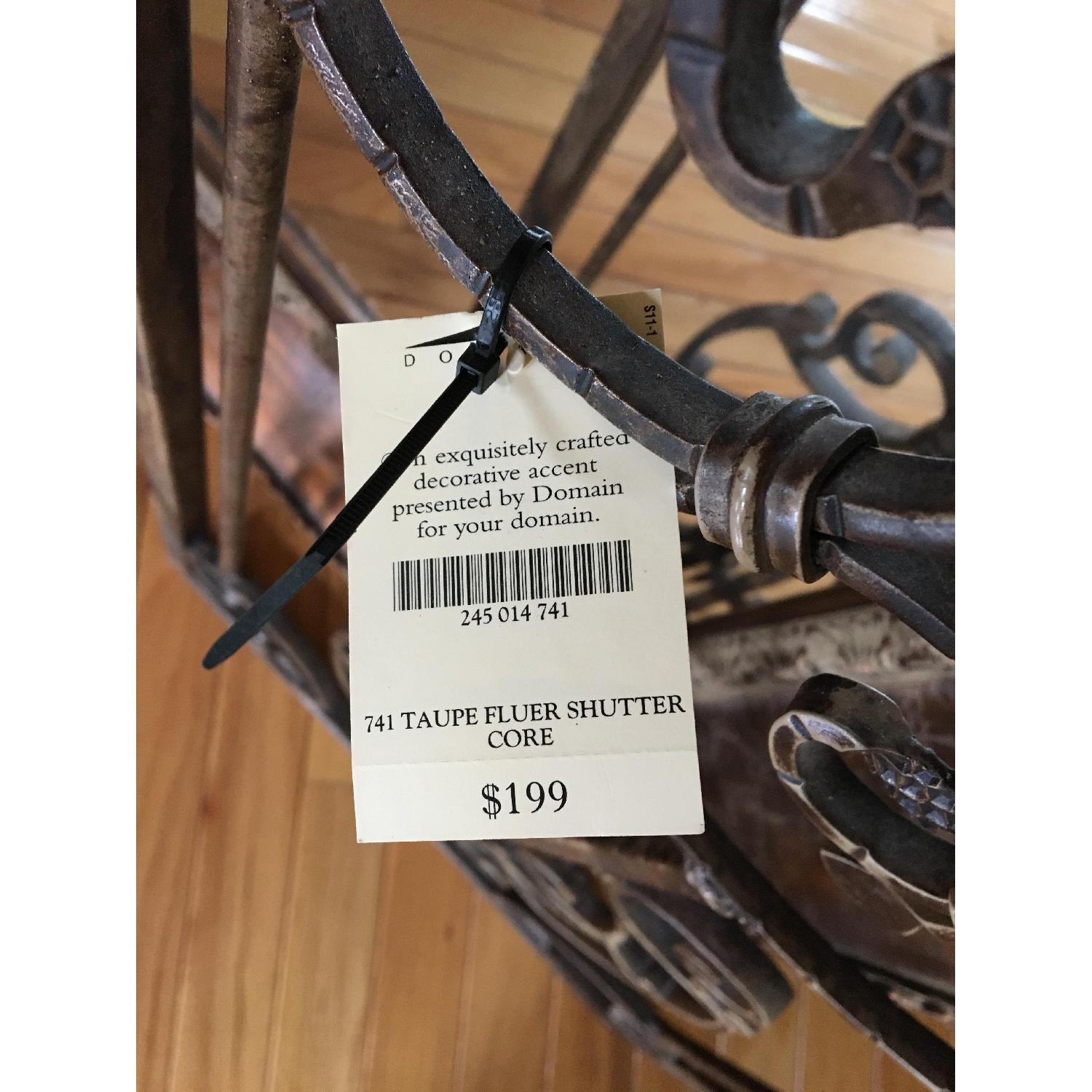 Fleur de Lis Iron Wall Decor - image-4