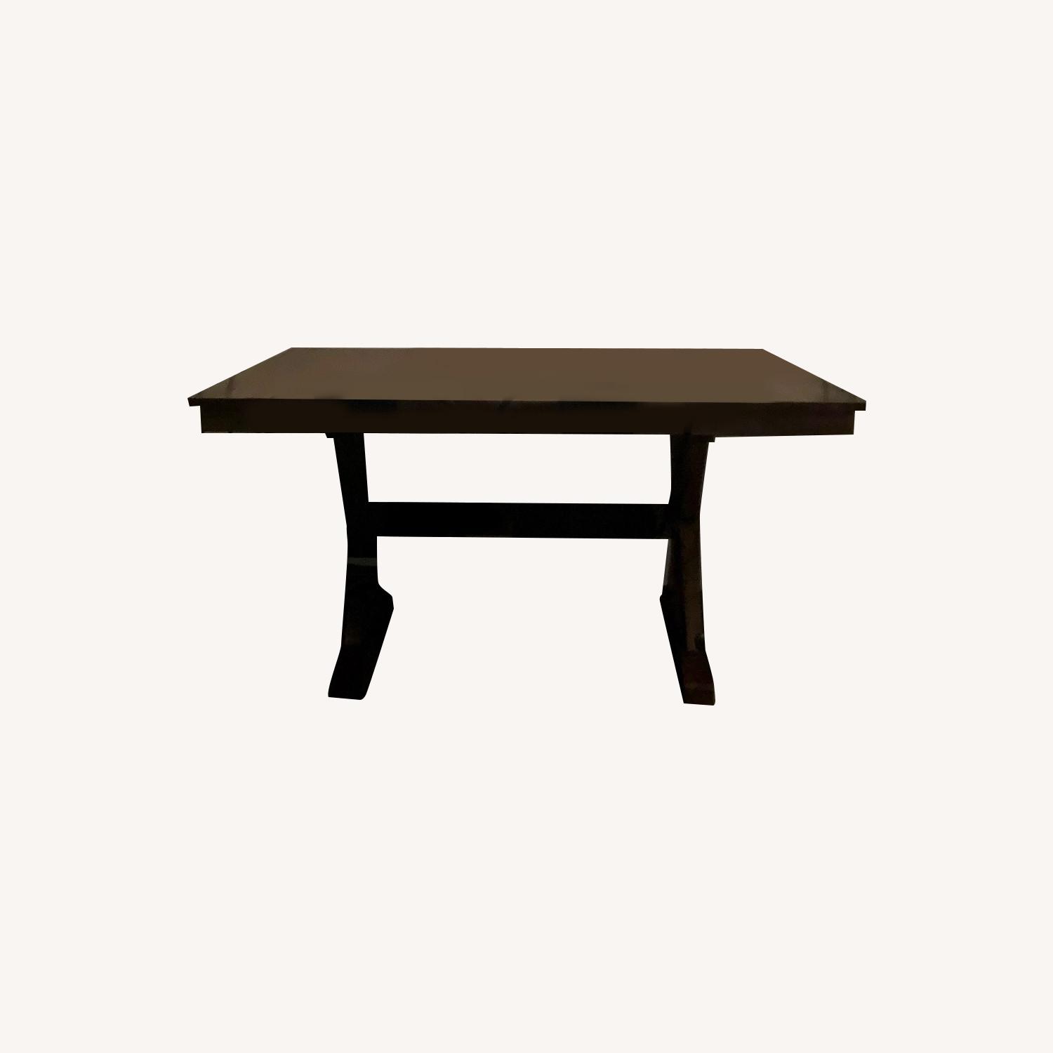 Extendable Solid Wood Dining Table - AptDeco