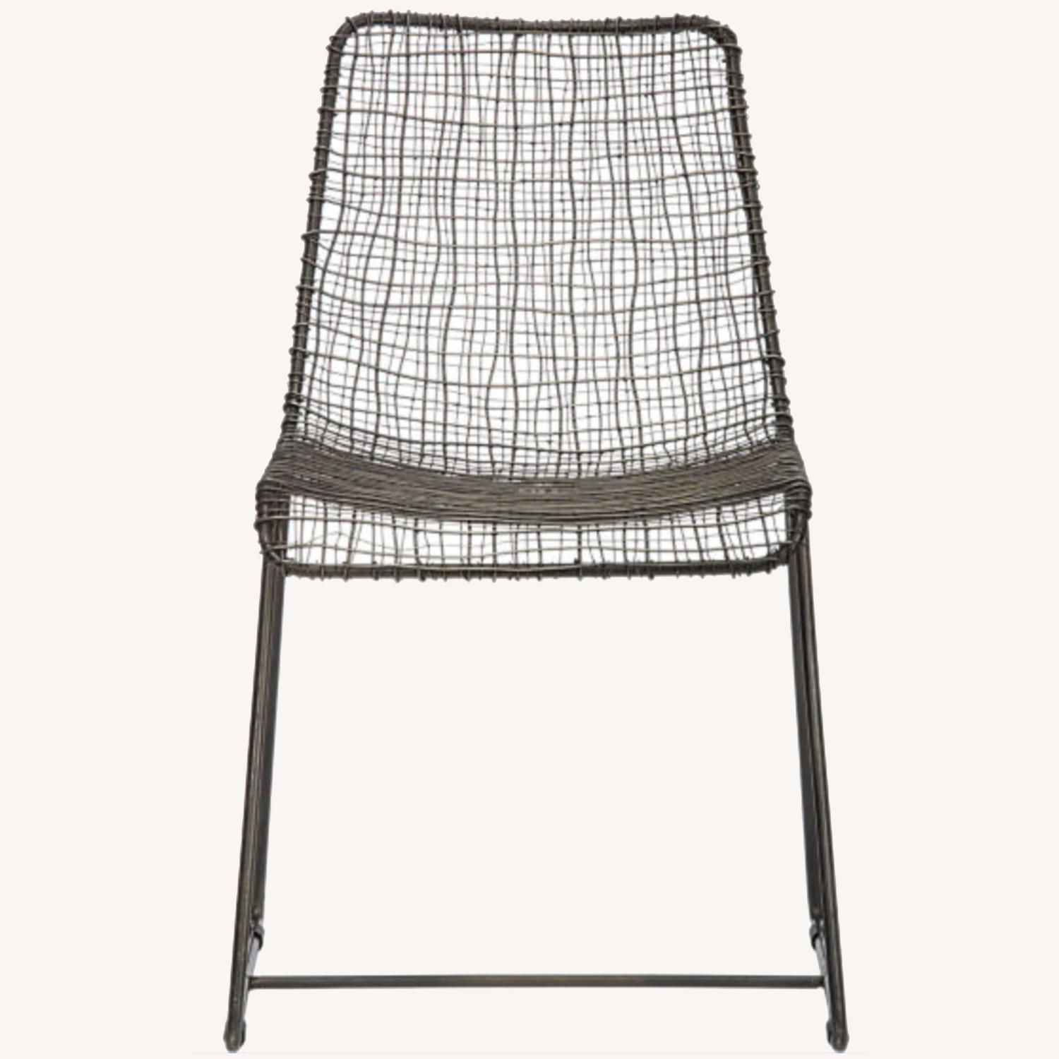 CB2 Reed Wire Chair Set - image-0