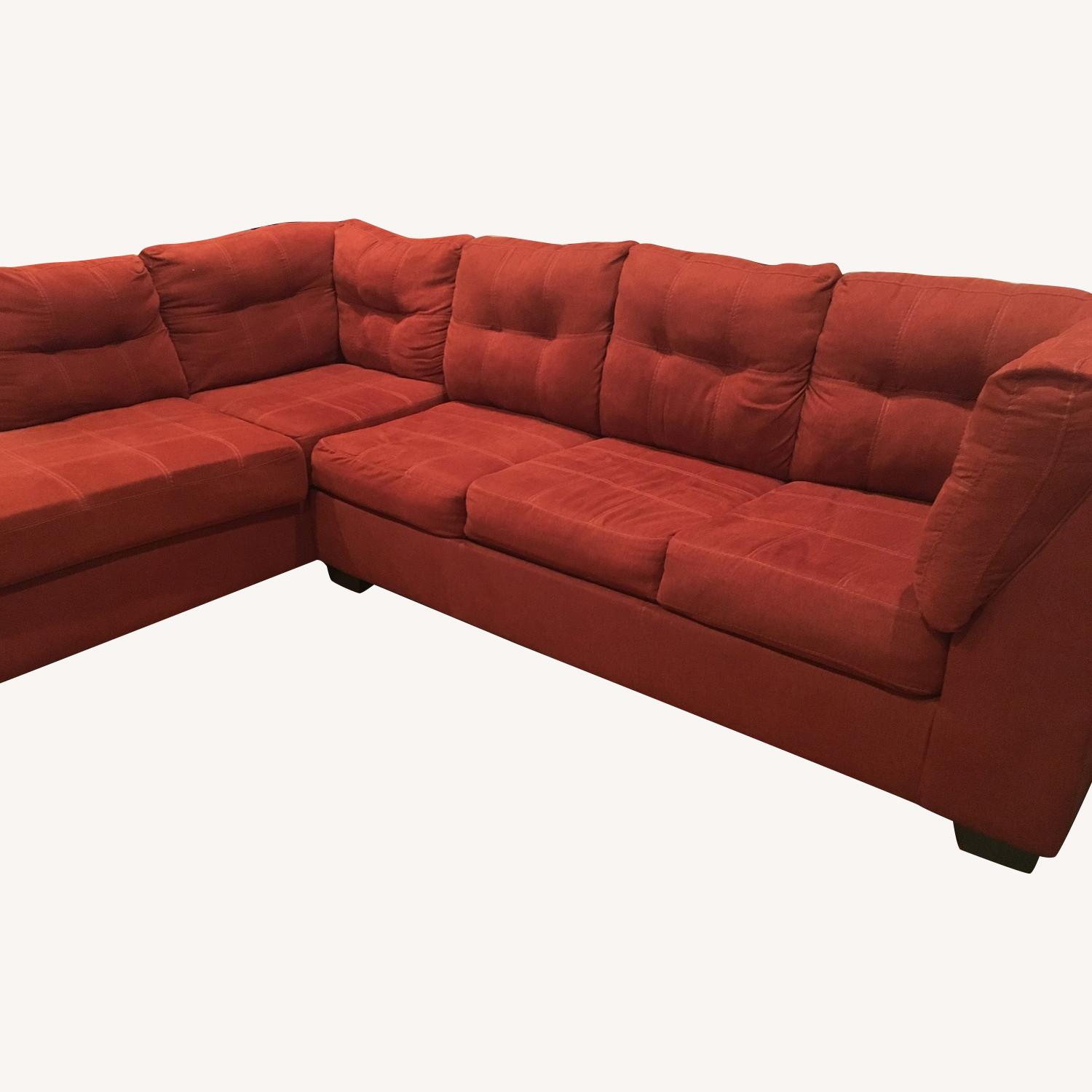 Ashley Furniture Sectional W Chaise And Sleeper Aptdeco