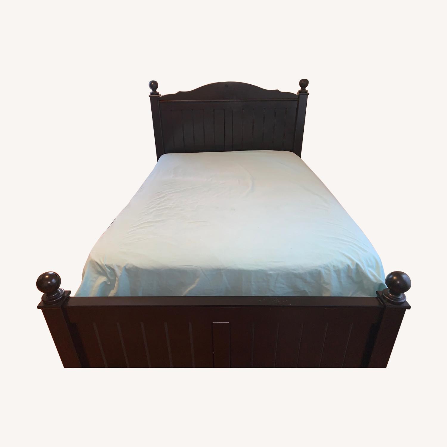 Ashley furniture full storage bed with end table AptDeco