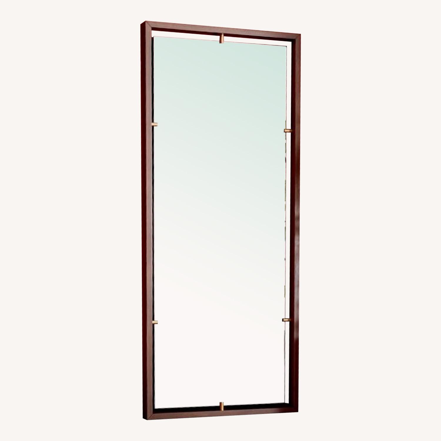 West Elm Floating Suspension Floor Mirror AptDeco