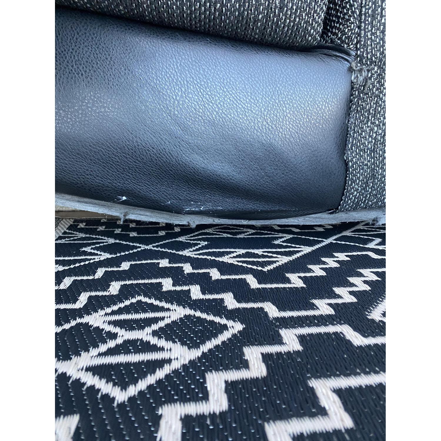 Two piece sectional sofa and ottoman - image-9