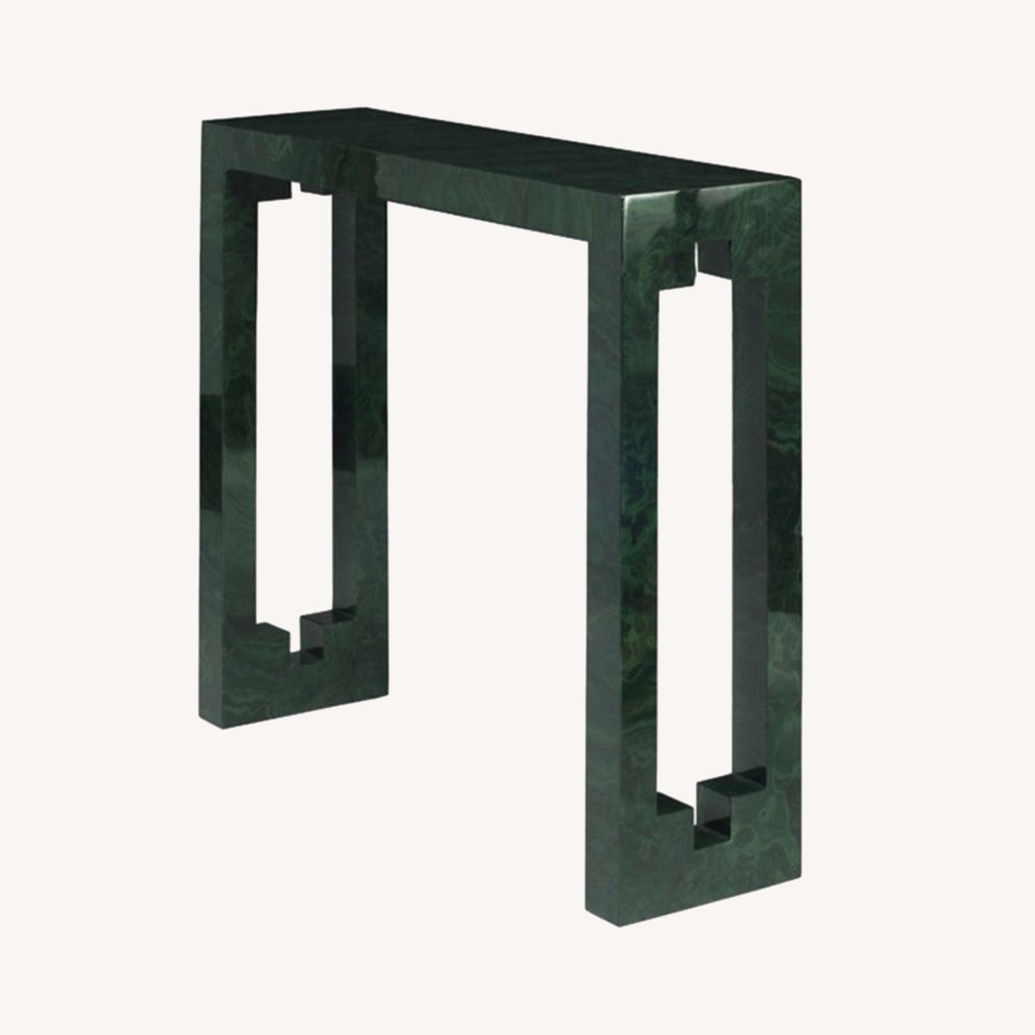 Console Malachite Table - image-0