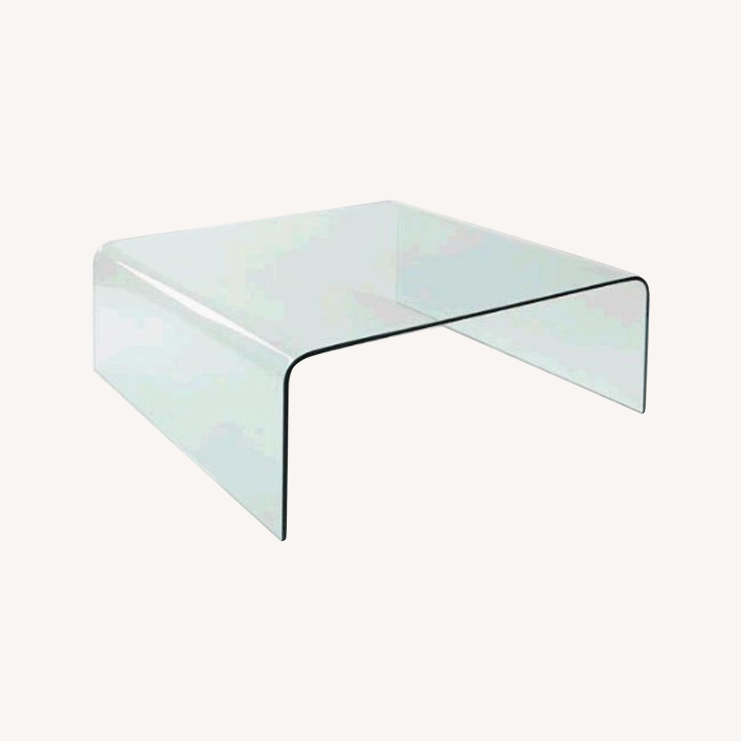 Zuo Square Glass Coffee table - image-0