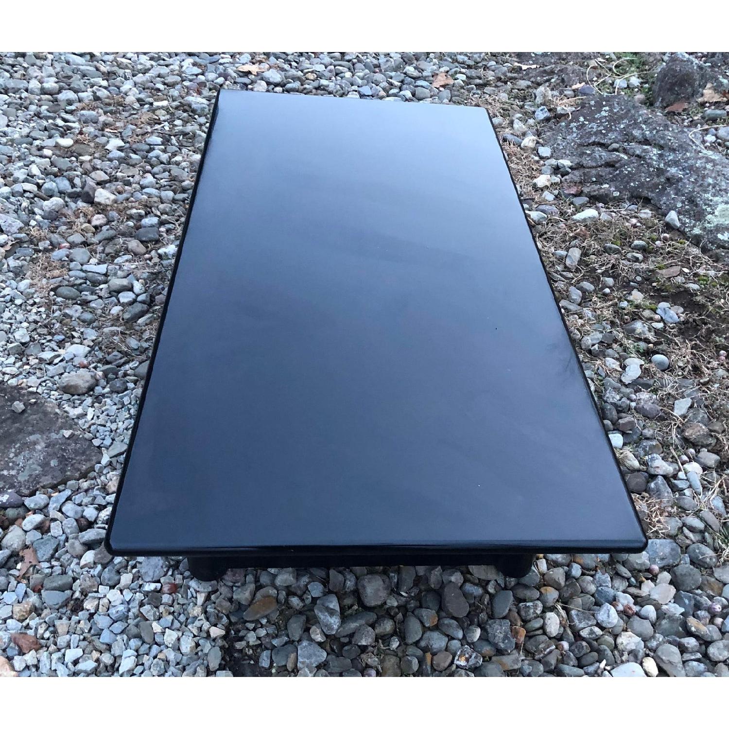 Vintage Black Lacquer Coffee Table - image-6