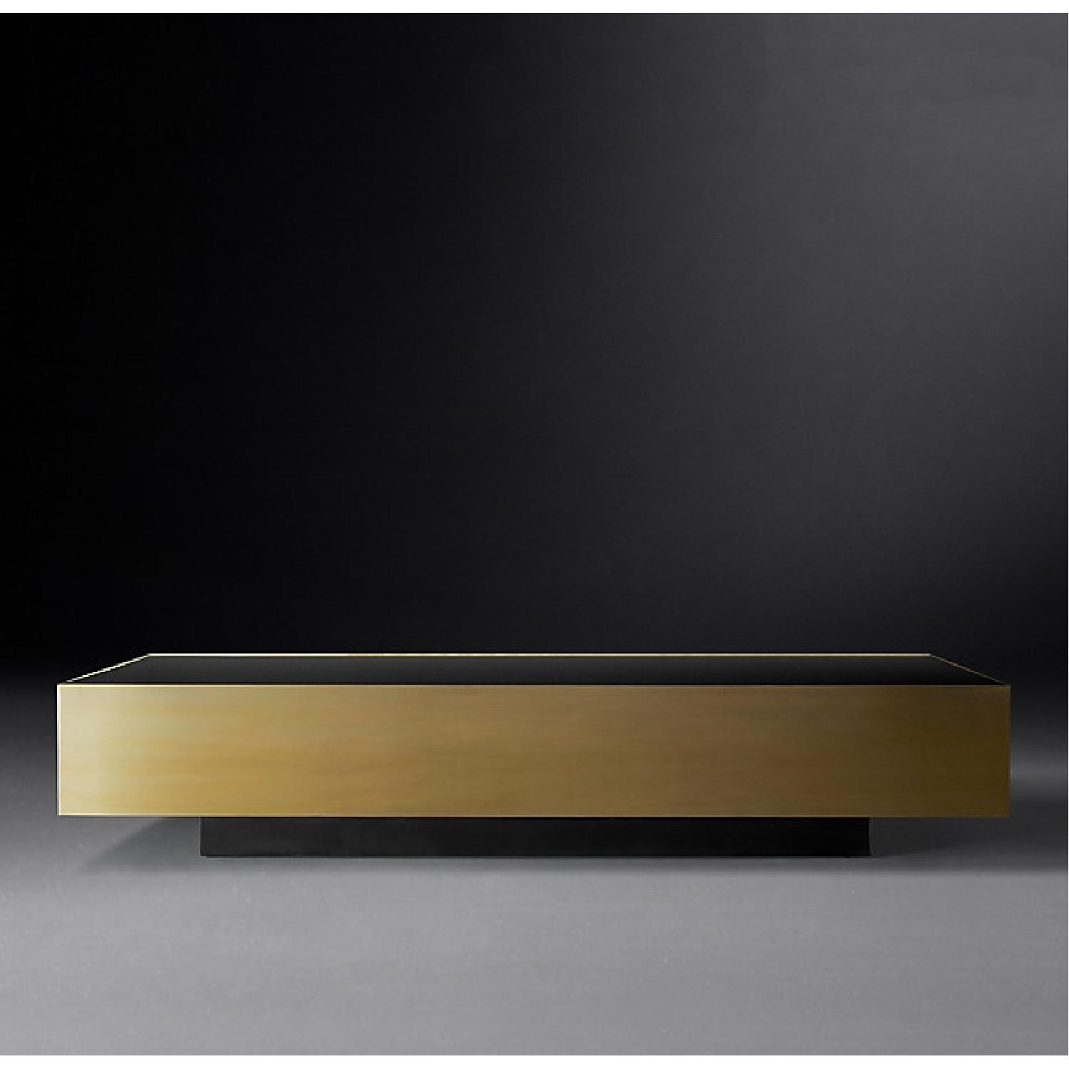 RH Modern Brass Coffee Table - image-6