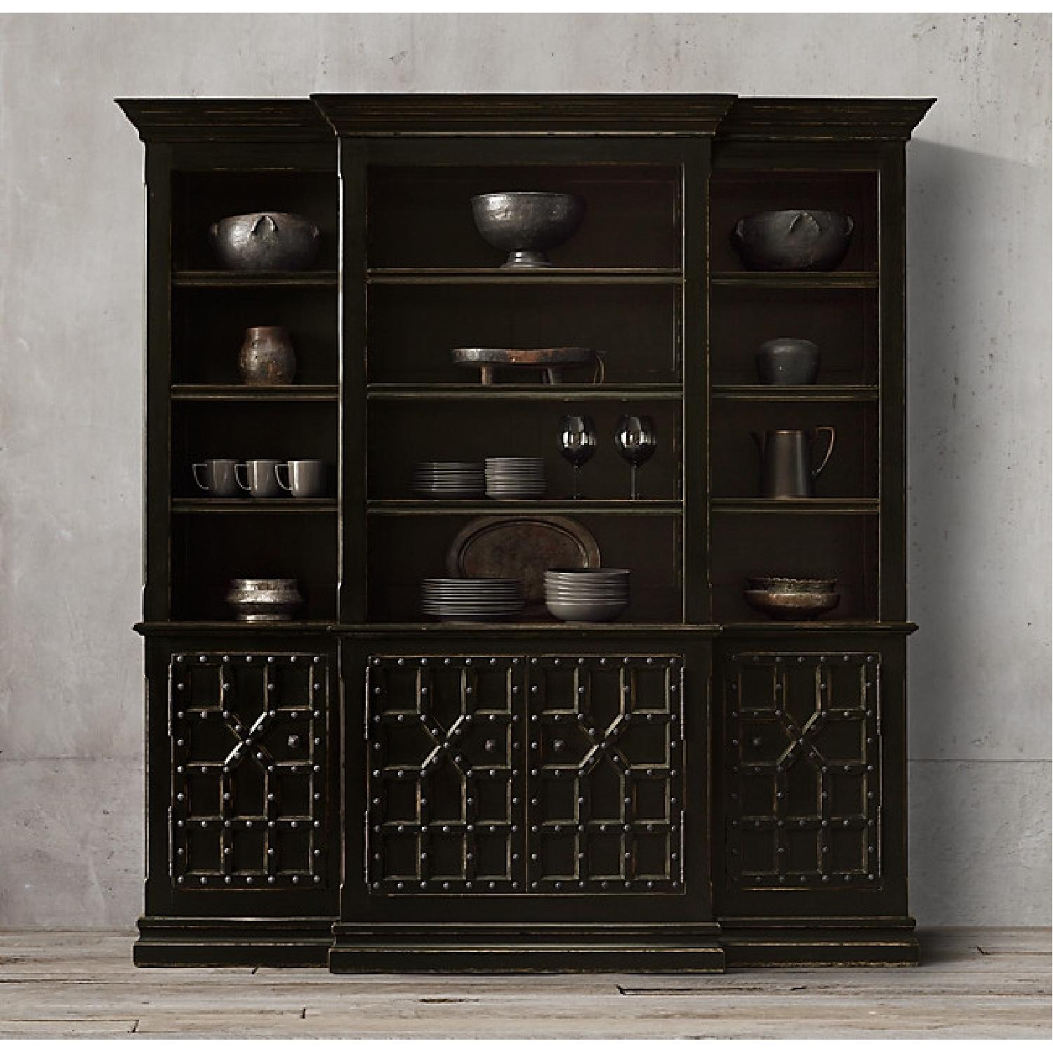 Restoration Hardware 4 Door Sideboard/Open Hutch - image-4