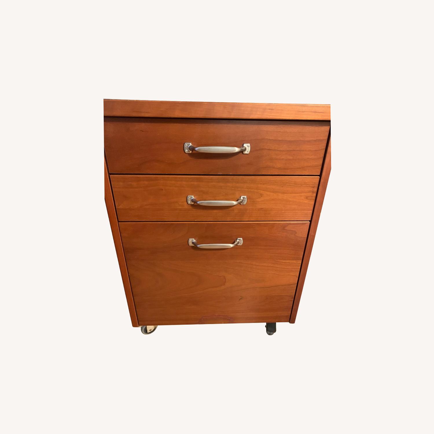 Crate & Barrel File cabinet - image-0