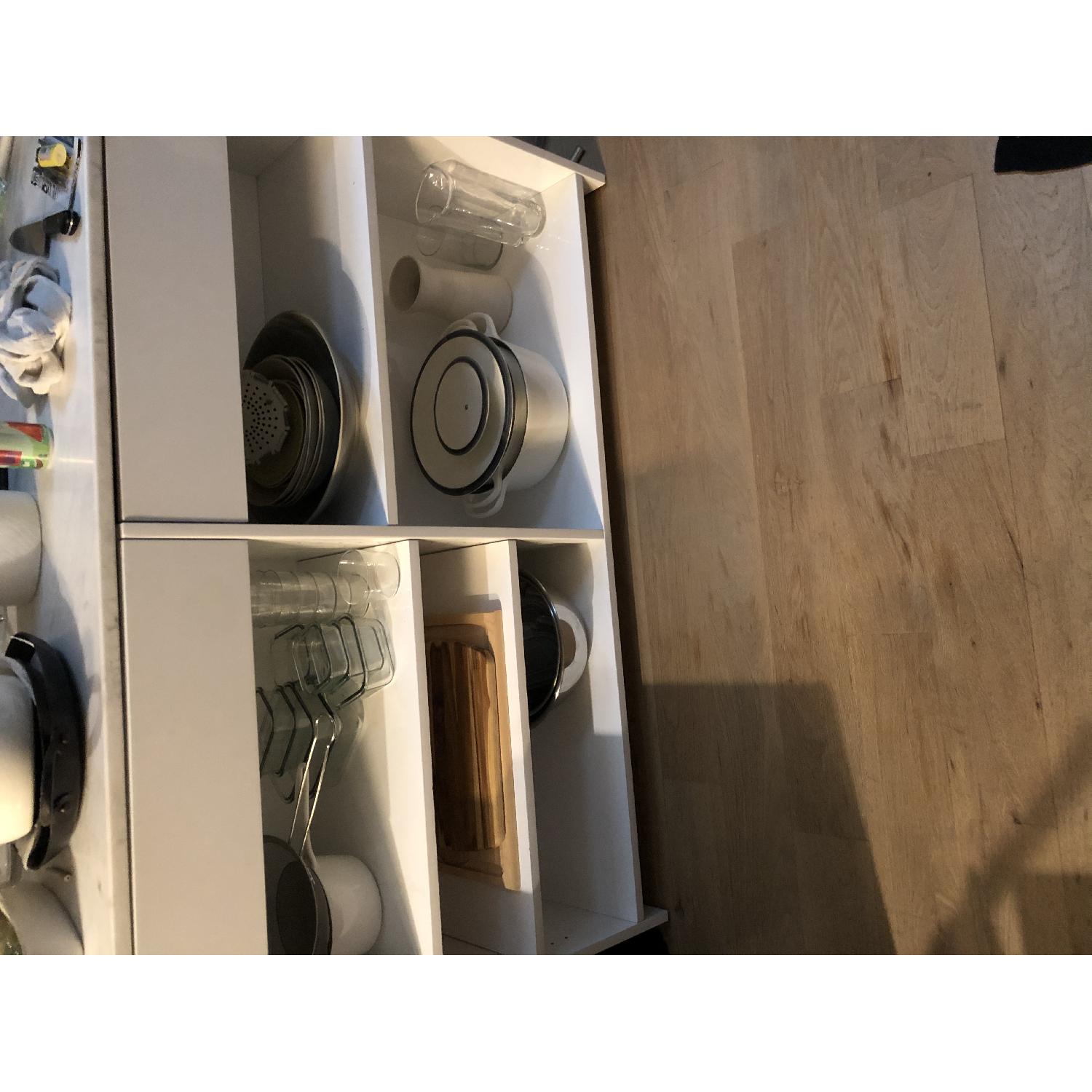 CB2 Marble Dining Table/kitchen island - image-6