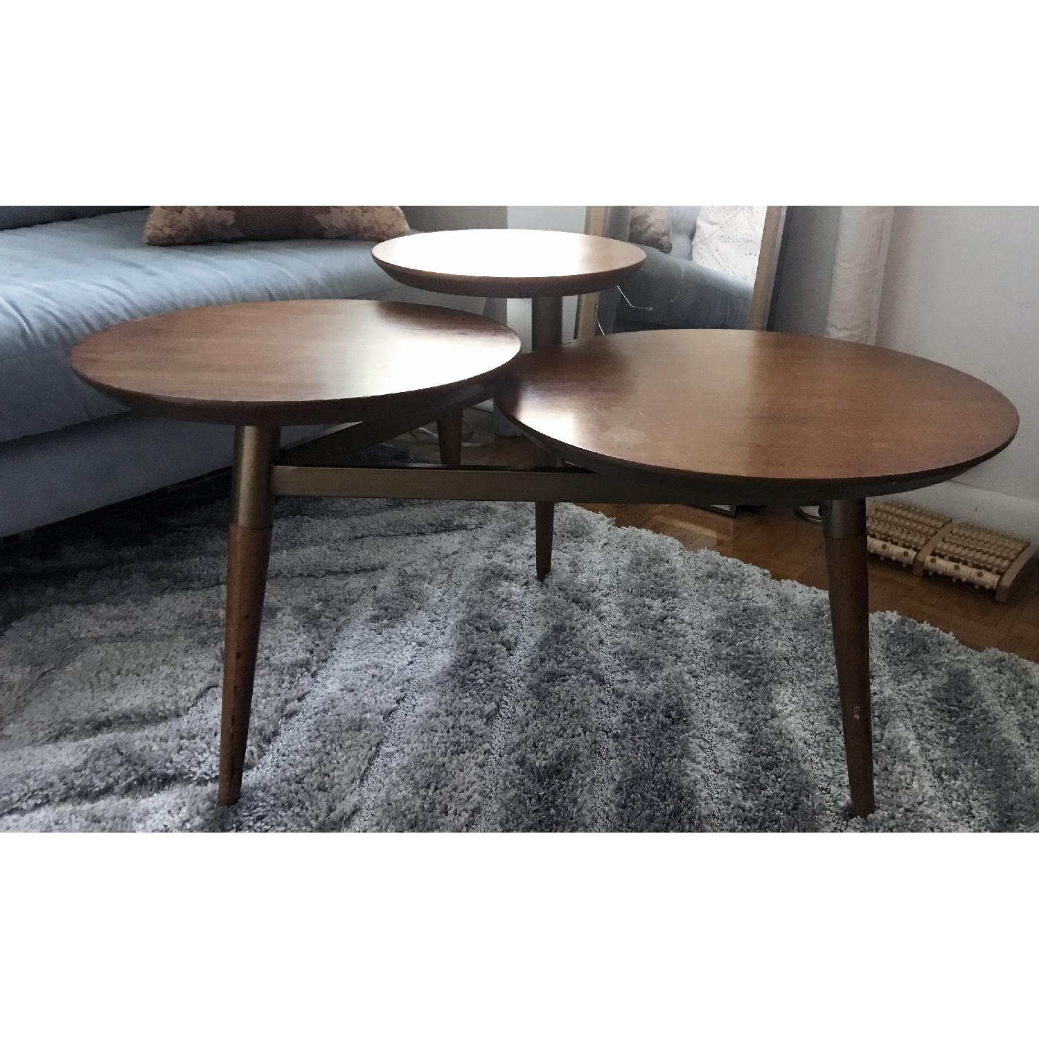 Mid Century Modern Tri level Coffee Table - image-3