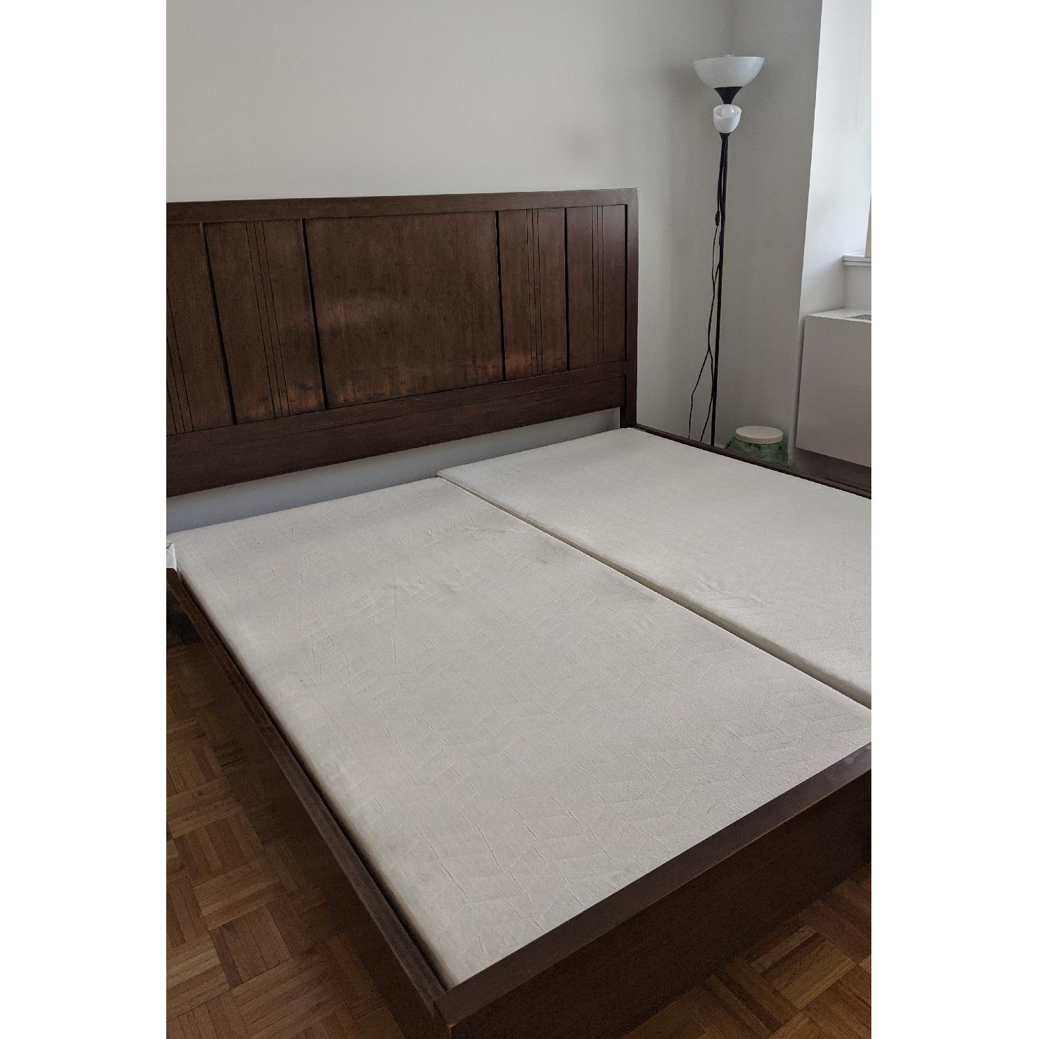 Crate & Barrel Teagan King Size Bed AptDeco