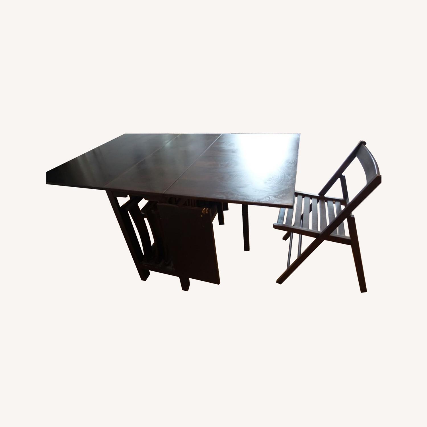 Foldable Dining Table Set AptDeco