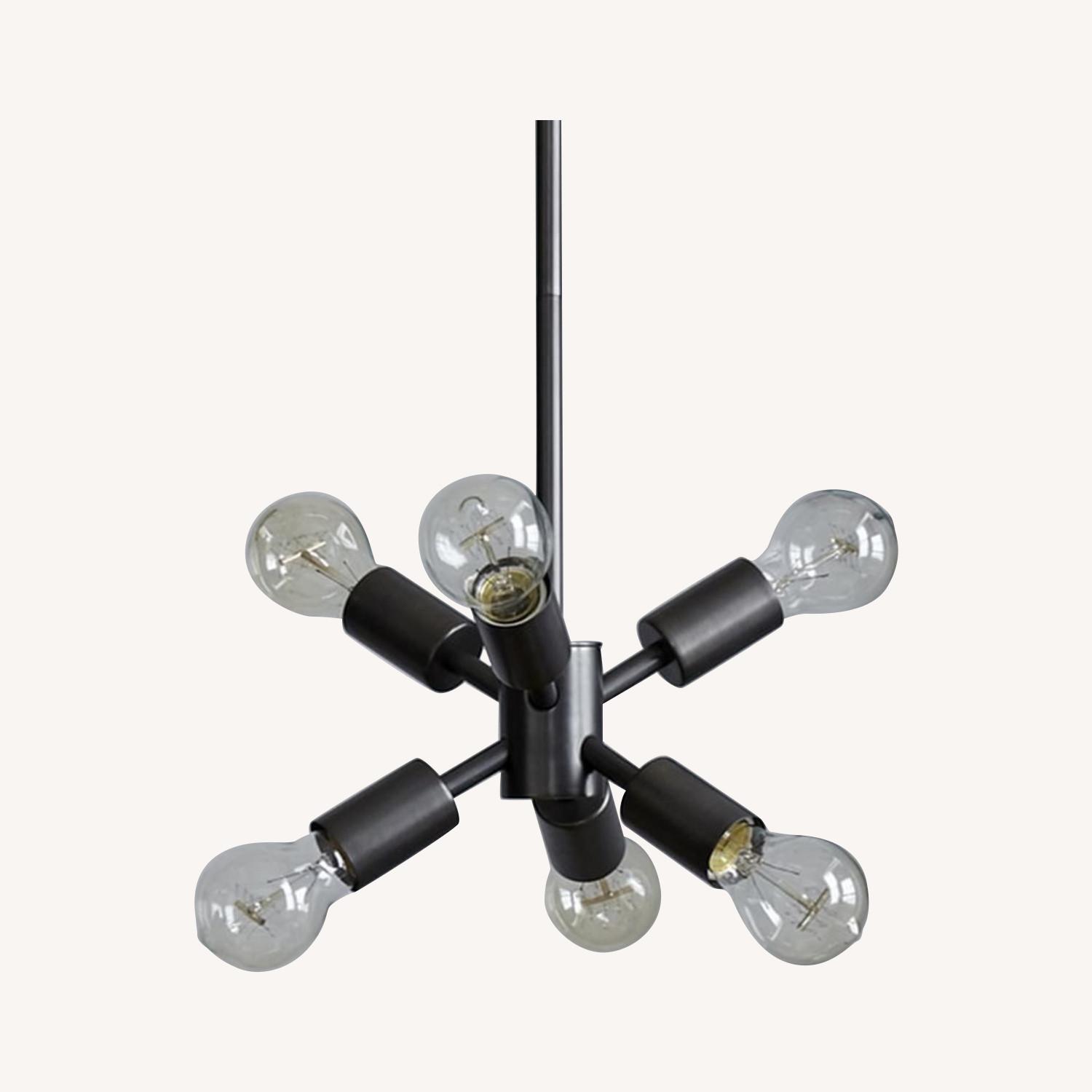 West Elm Sputnik Chandelier in Antique Bronze AptDeco