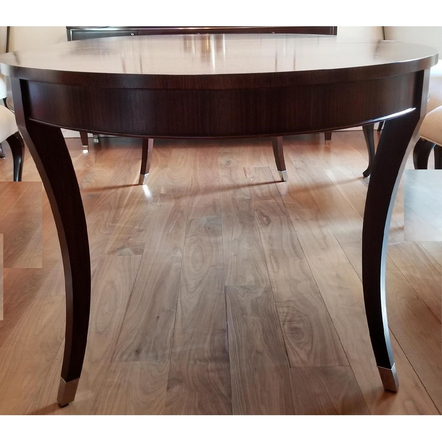 Ethan Allen Oval Dining Table AptDeco