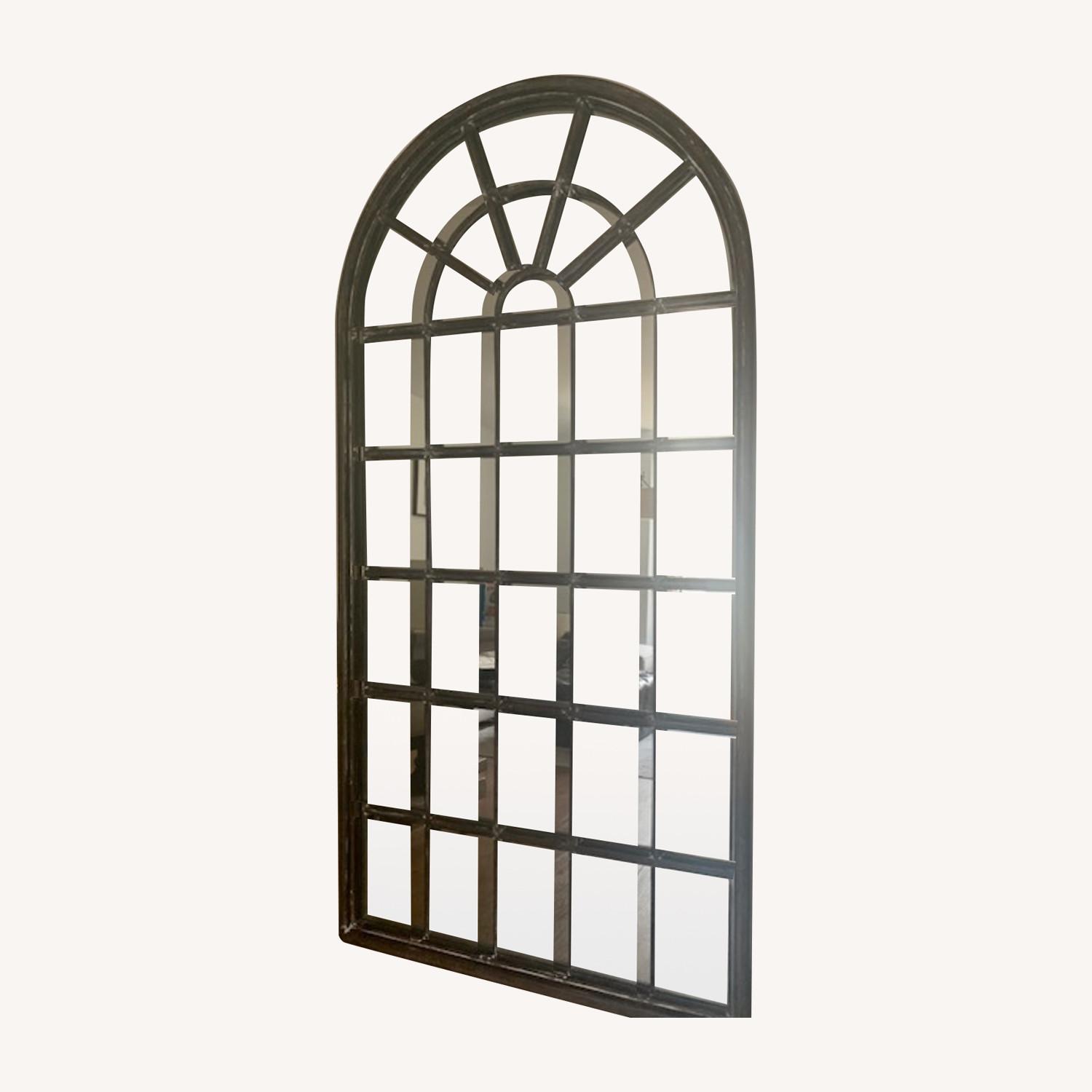 Arch Statement Leaning Full Length Window Mirror AptDeco